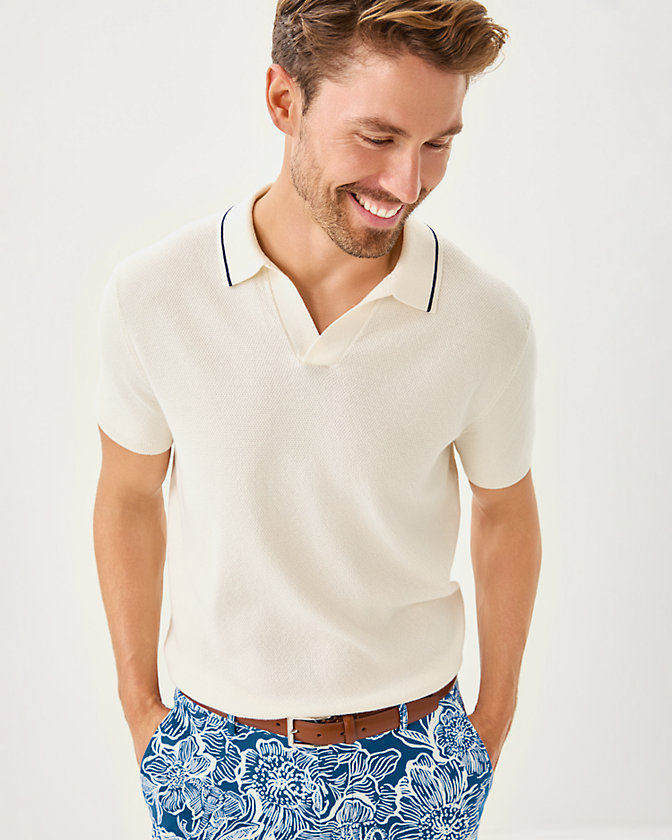 Men's Stuff Devonn Polo Sweater - Lilly Pulitzer Sale​