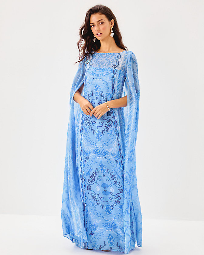 Kingston Silk Maxi Caftan - Lilly Pulitzer Sale​
