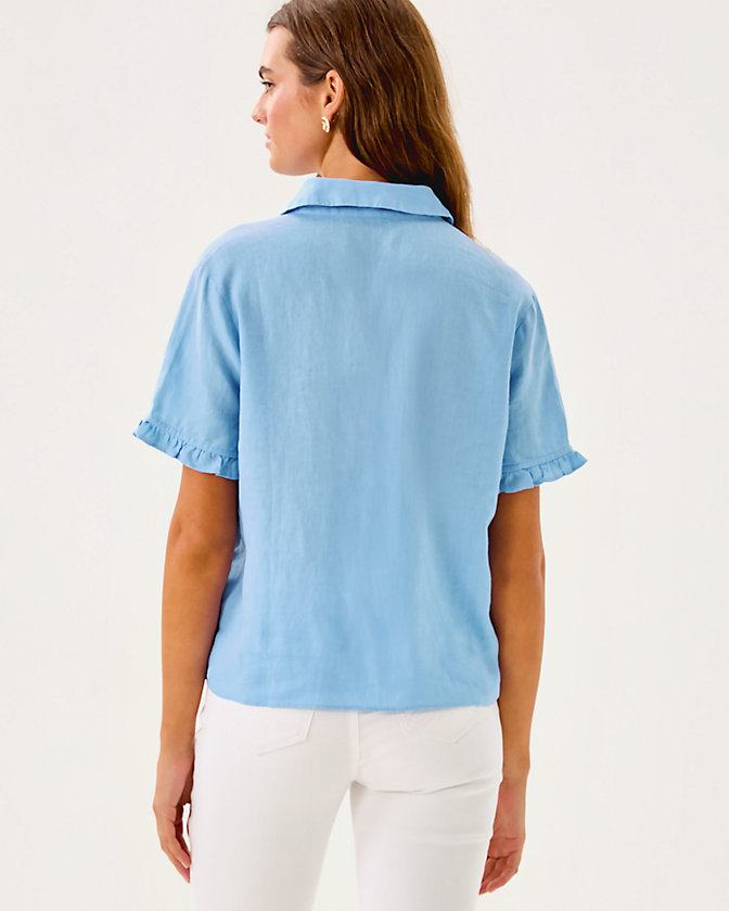 Carden Ruffle Top - Lilly Pulitzer Sale​