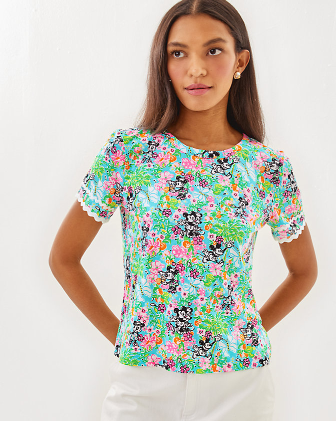 Lilly Hearts Disney Clairmont Trimmed Knit Top - Lilly Pulitzer Sale​