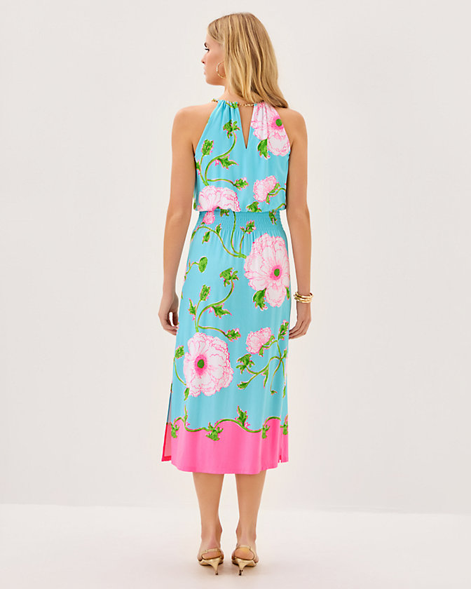 Gracelyn Halter Midi Dress - Lilly Pulitzer Sale​