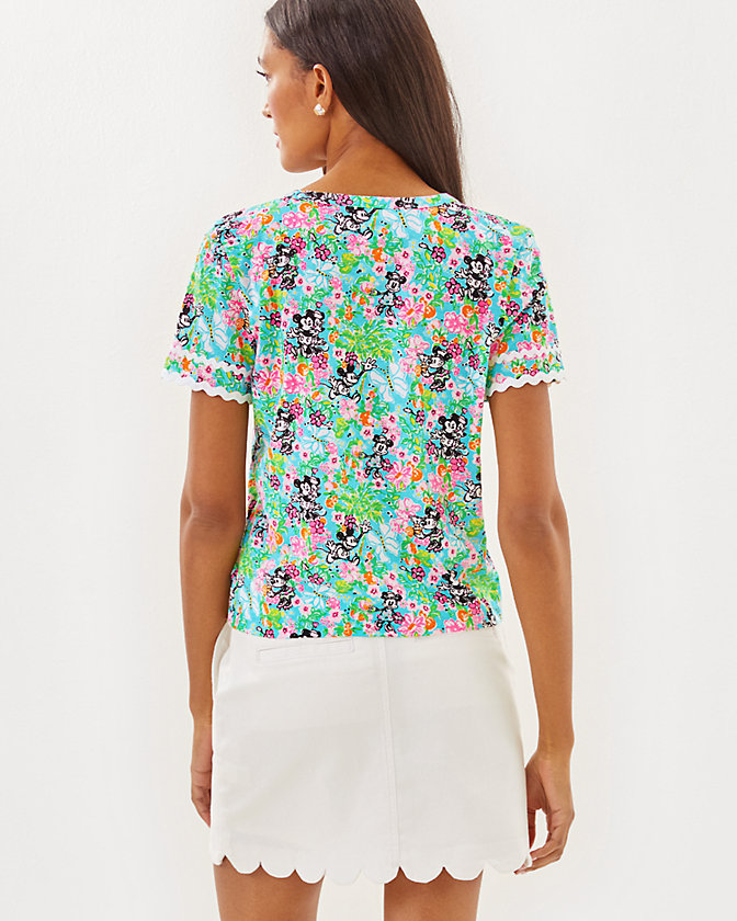 Lilly Hearts Disney Clairmont Trimmed Knit Top - Lilly Pulitzer Sale​