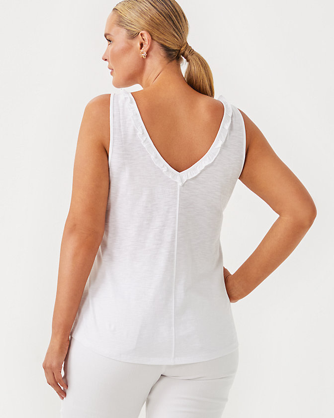 Gigi Ruffle Tank Top - Lilly Pulitzer Sale​