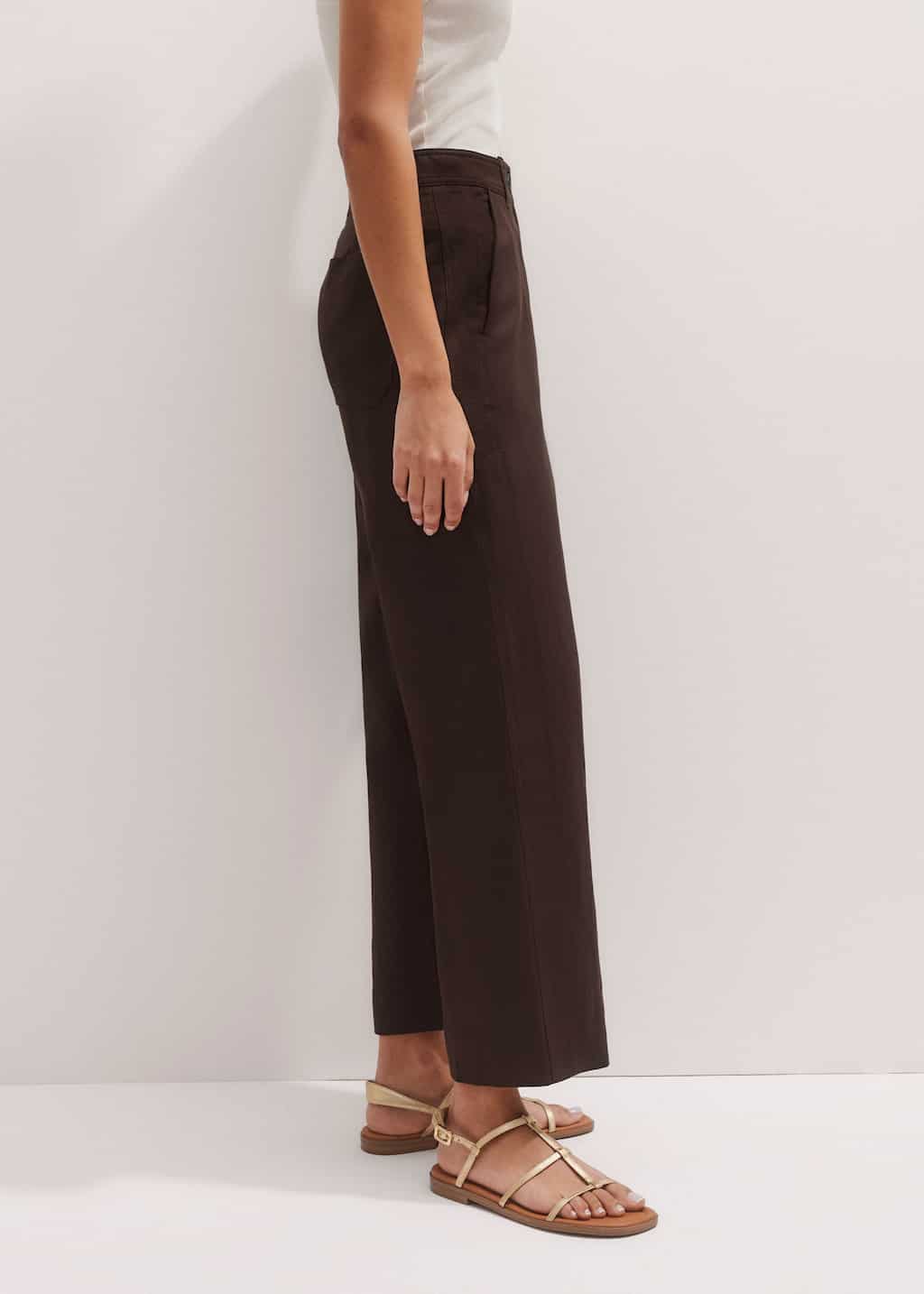 ME+EM Straight Crop Pant