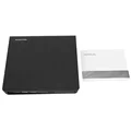 USB 3.0 Slim CD ROM Reader Rewriter Portable DVD&CD-ROM Burner Player Type-C for Laptop Desktop PC Windows Linux Mac OS Apple