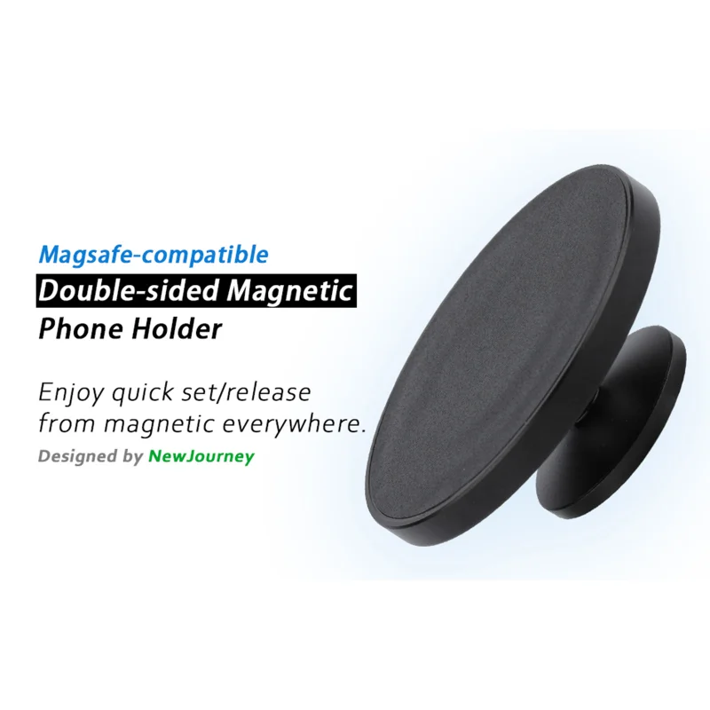 Double-sided Magnetic Phone Holder for Magsafe for Gym Bike Treadmill for iPhone 14 13 12 Pro Max for Any Phone Video Recording