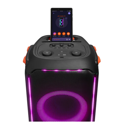 710 Party Speaker with 800W RMS Powerful Sound, Built-in Lights and Splashproof Design