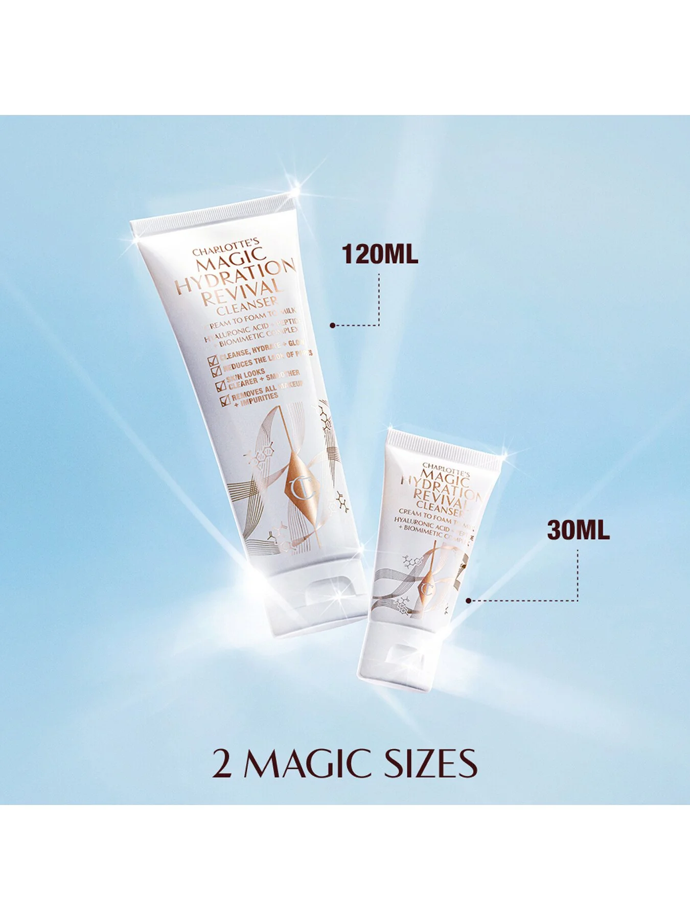 Charlottes Magic Hydration Revival Cleanser 120ml