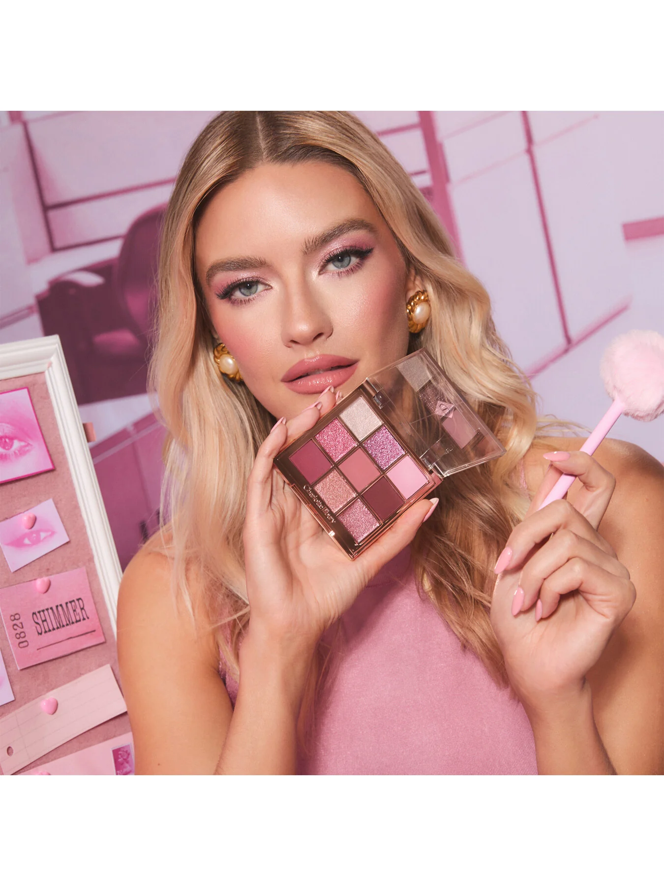 Charlottes Palette Of Beautifying Eye Trends Pink Love