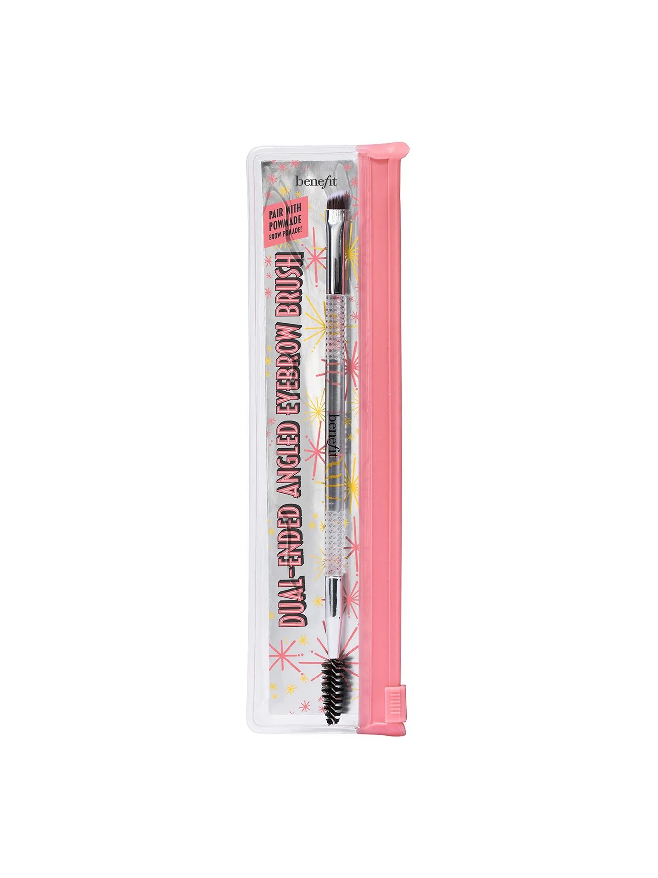 Dual Ended Angled Eyebrow Brush