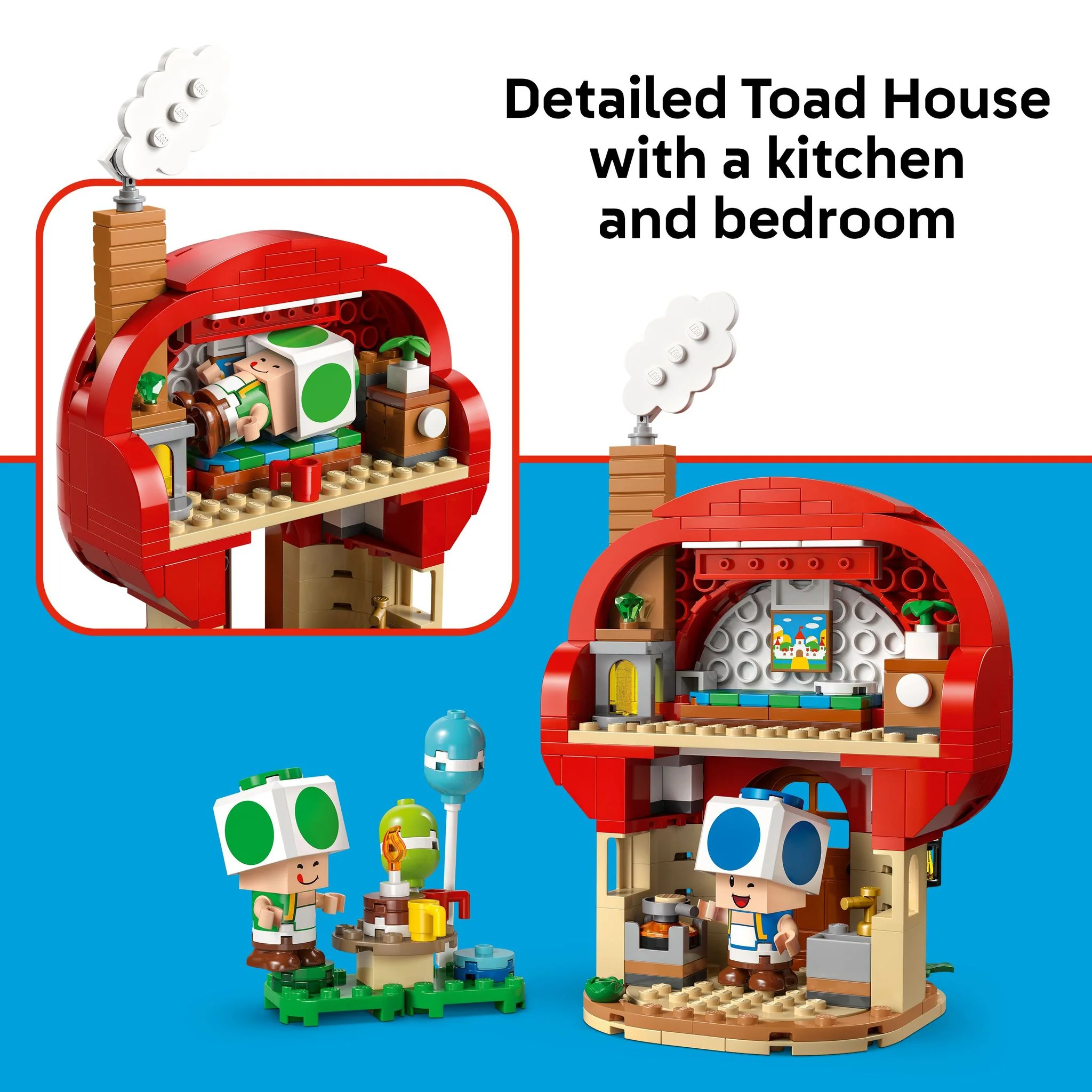 LEGO 72041 Super Mario Party at Toad's House