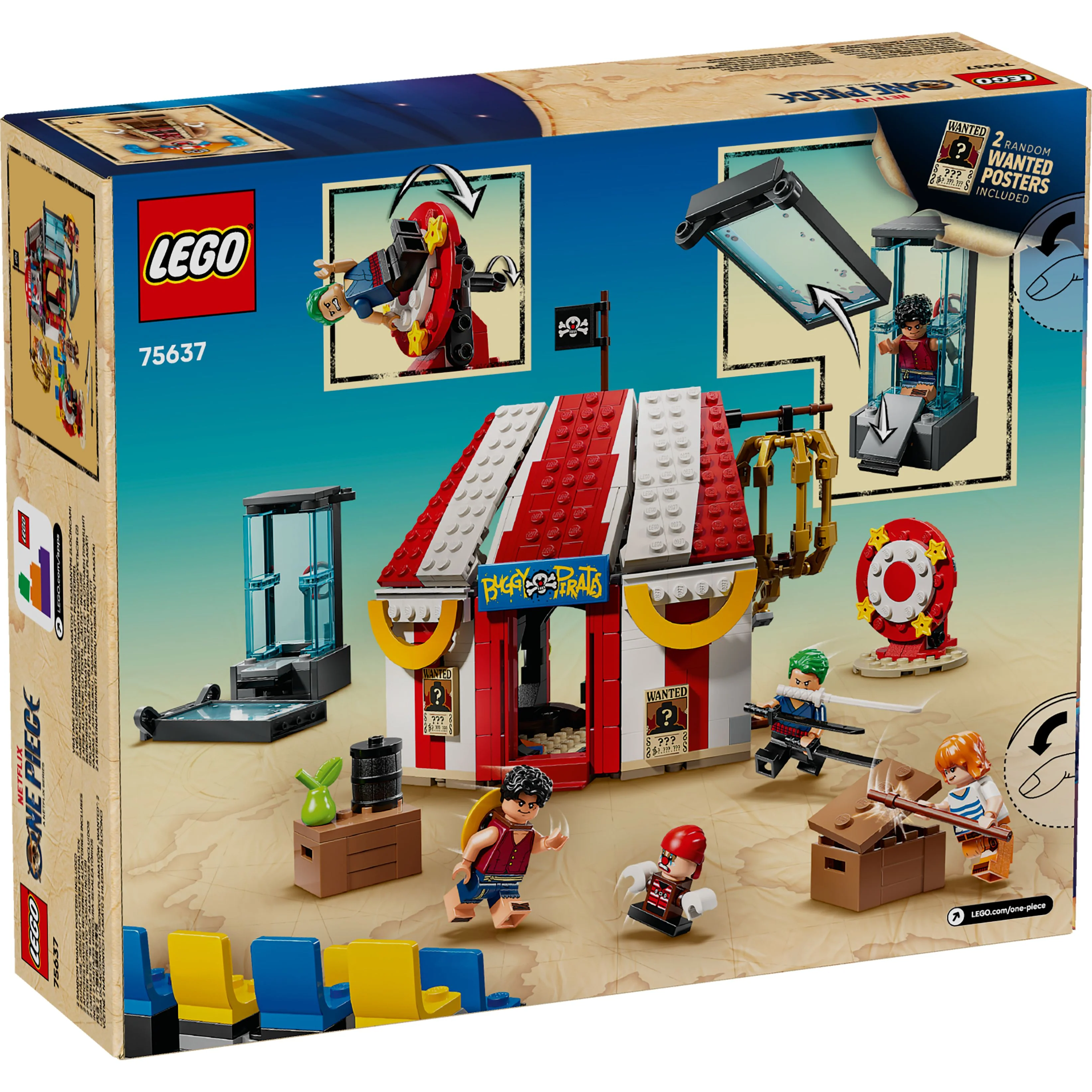LEGO 75637 ONE PIECE Buggy the Clown's Circus Tent