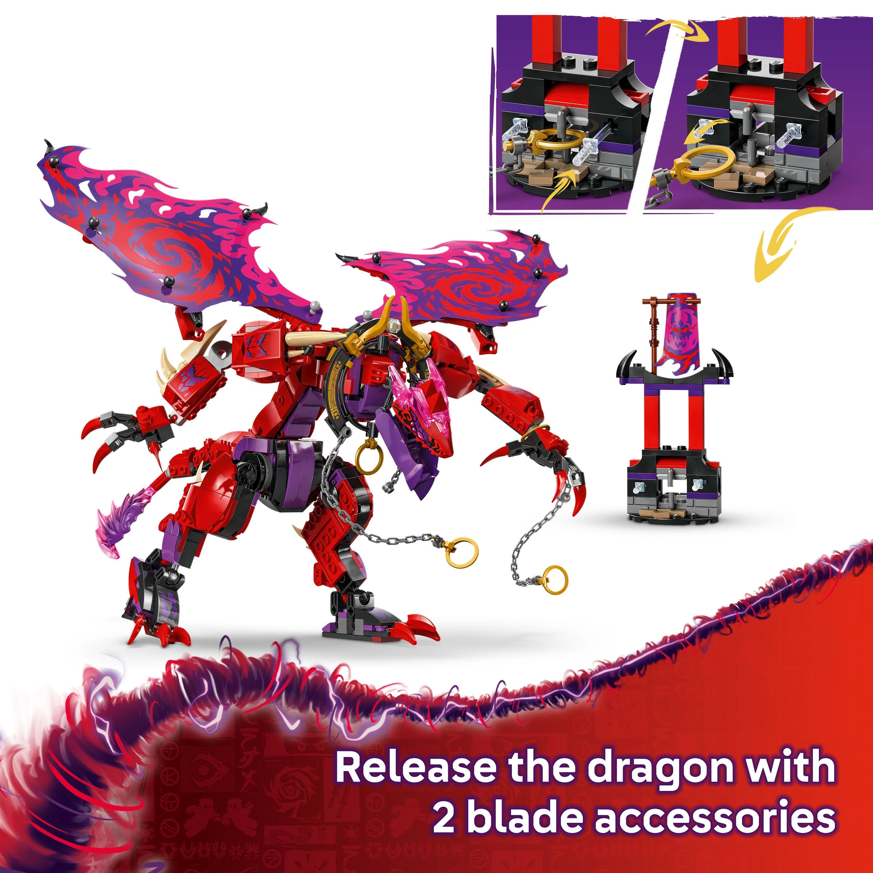 LEGO 71832 NINJAGO Thunderfang Dragon Of Chaos