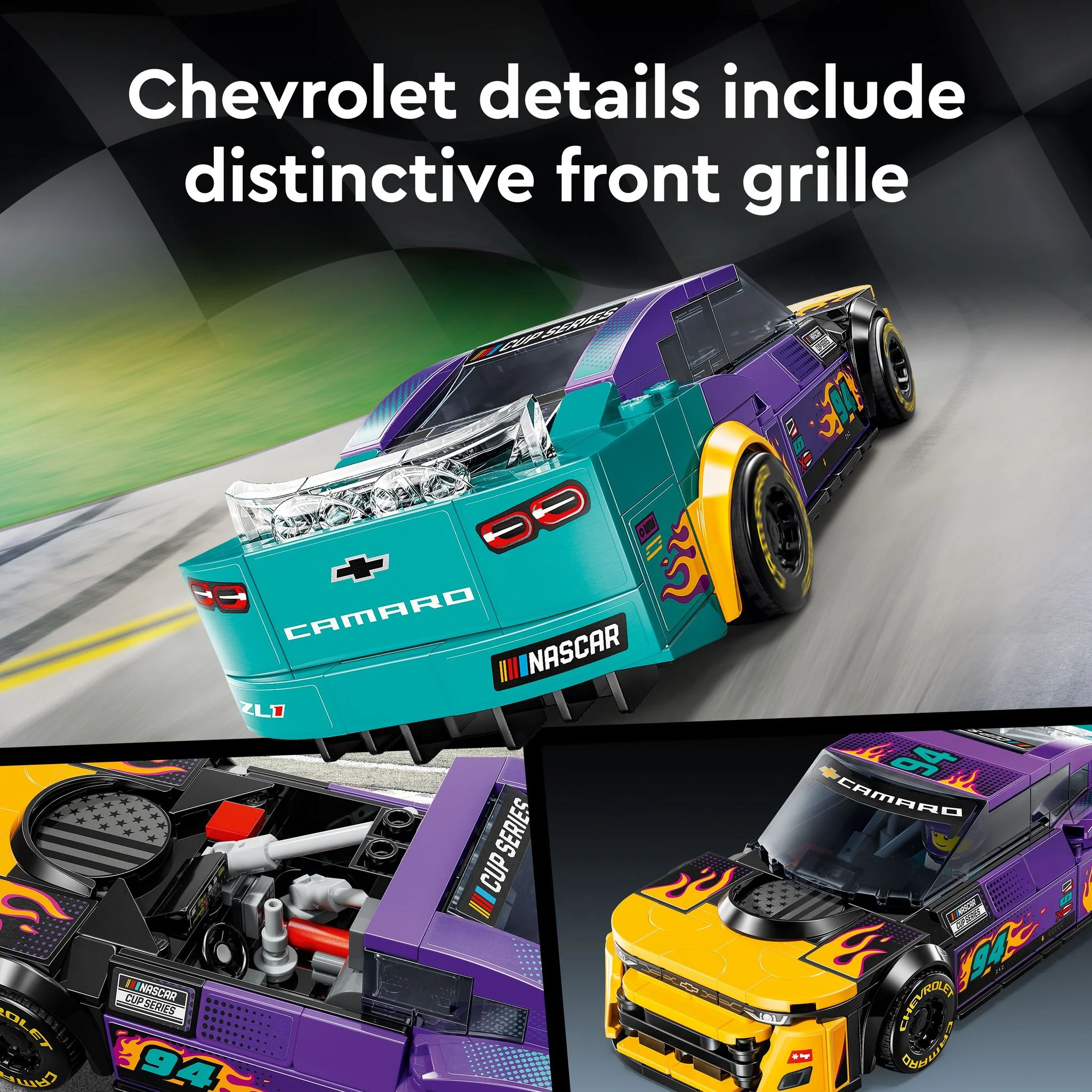 LEGO 76935 Speed Champions NASCAR Next Gen Chevrolet Camaro ZL1