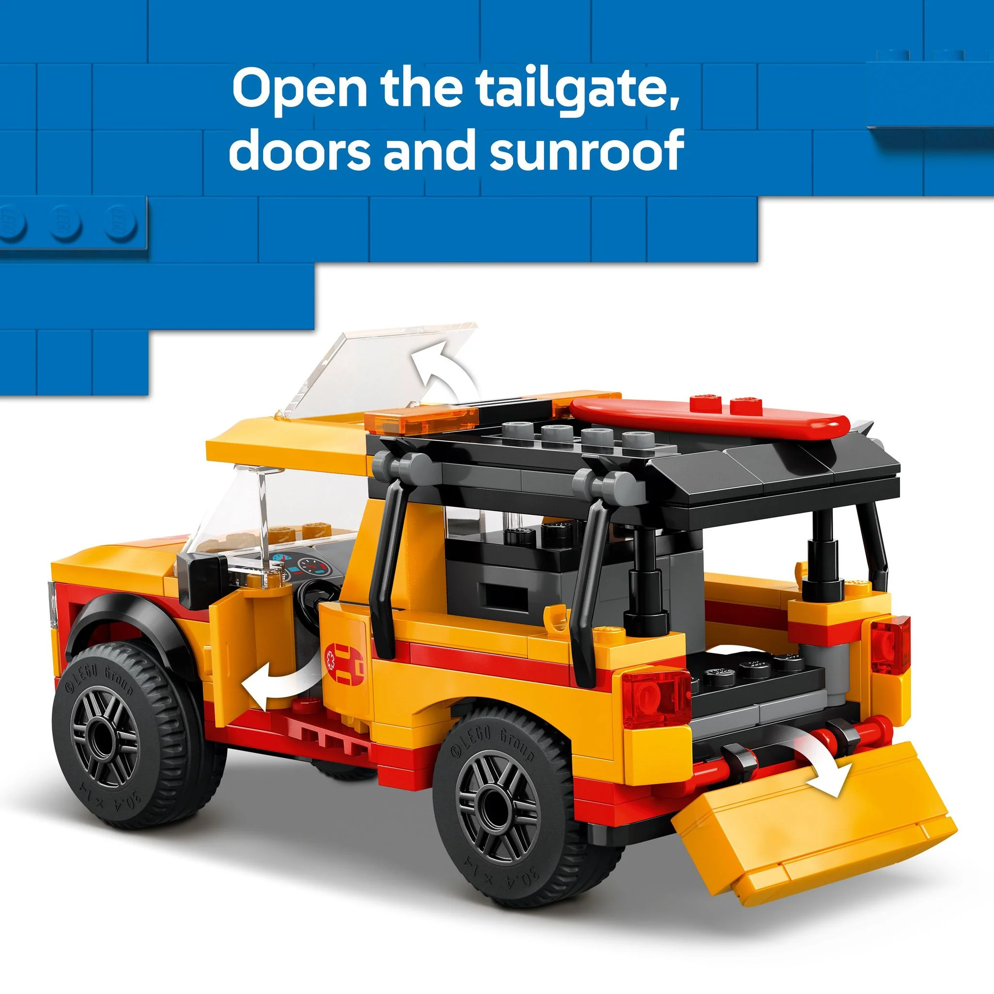 LEGO 60453 City Lifeguard Beach Rescue Truck