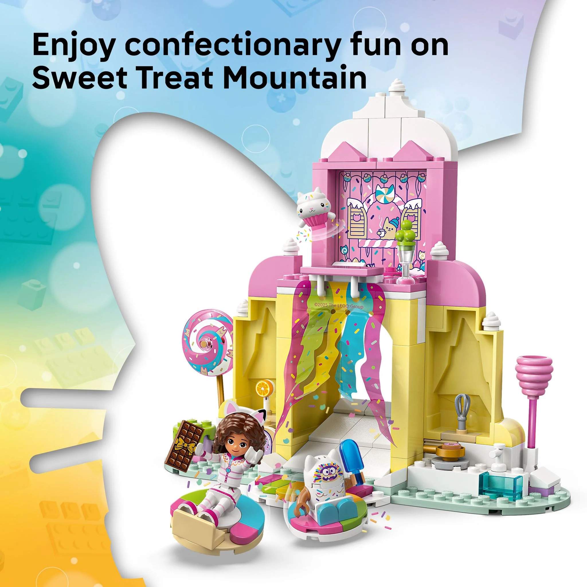 LEGO 11205 Gabby's Dollhouse Sweet Treat Mountain & Kitty Garden