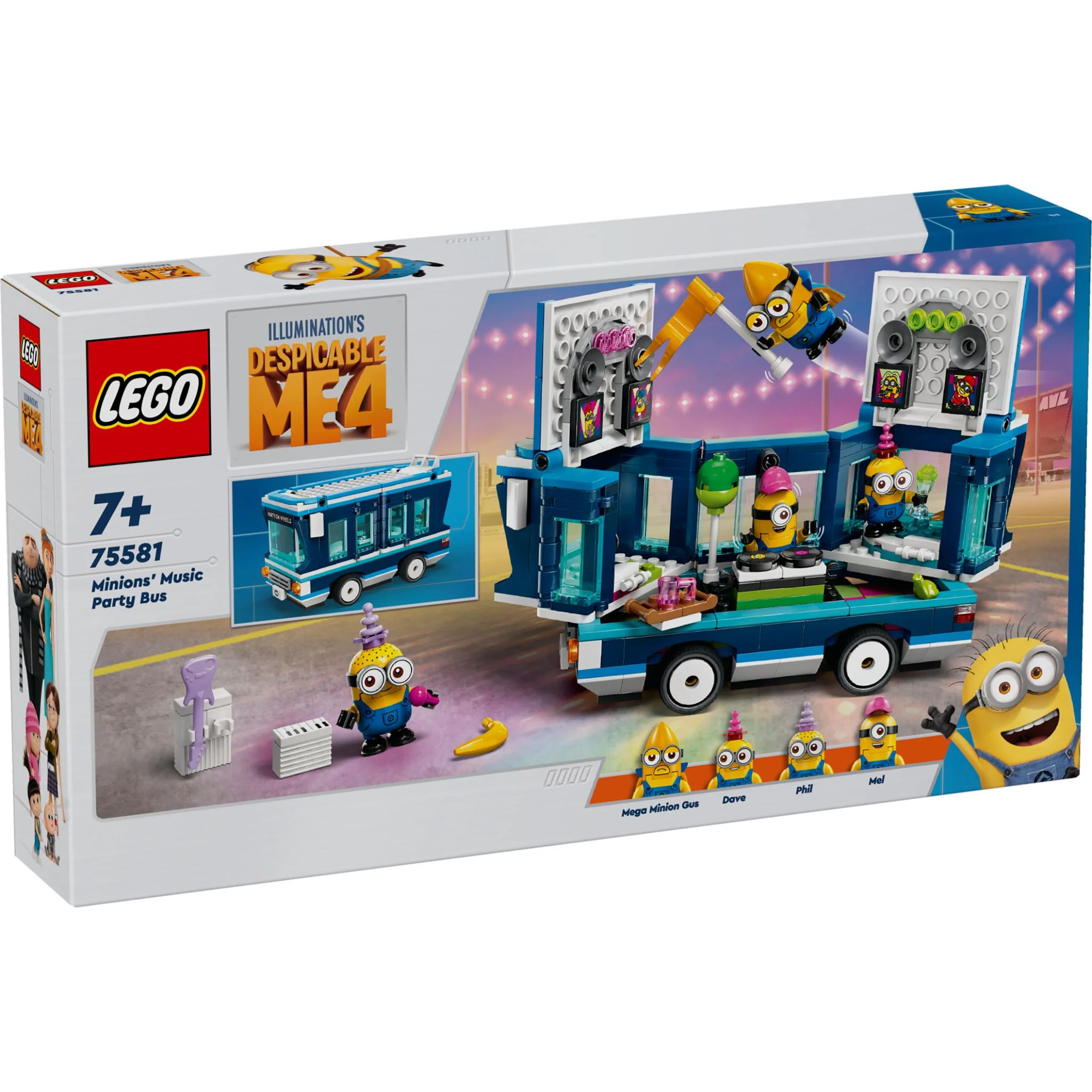 LEGO 75581 Despicable Me 4 Minions Music Party Bus