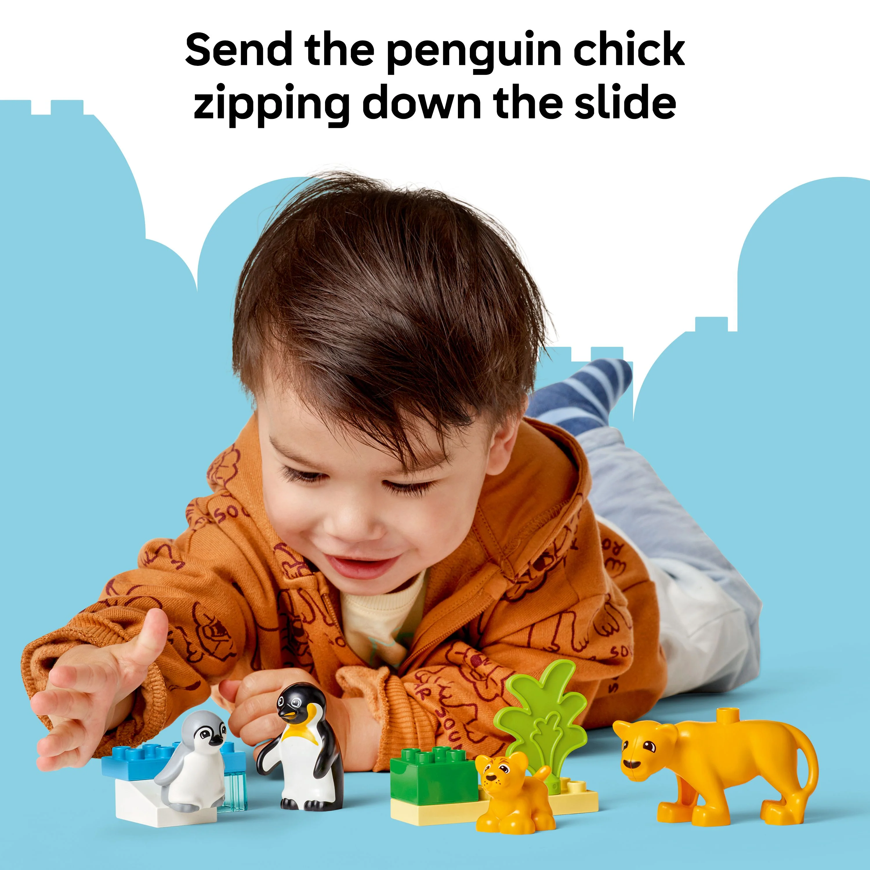 LEGO 10442 DUPLO Wild Animal Families: Penguins & Lions