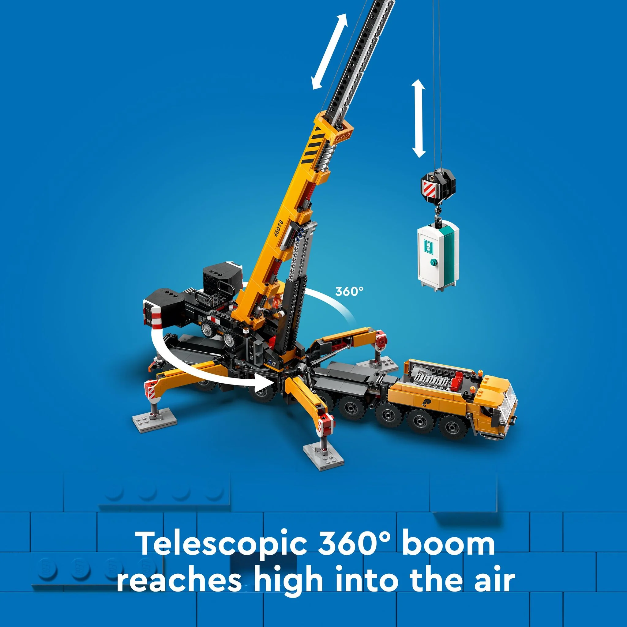 LEGO 60409 City Yellow Mobile Construction Crane