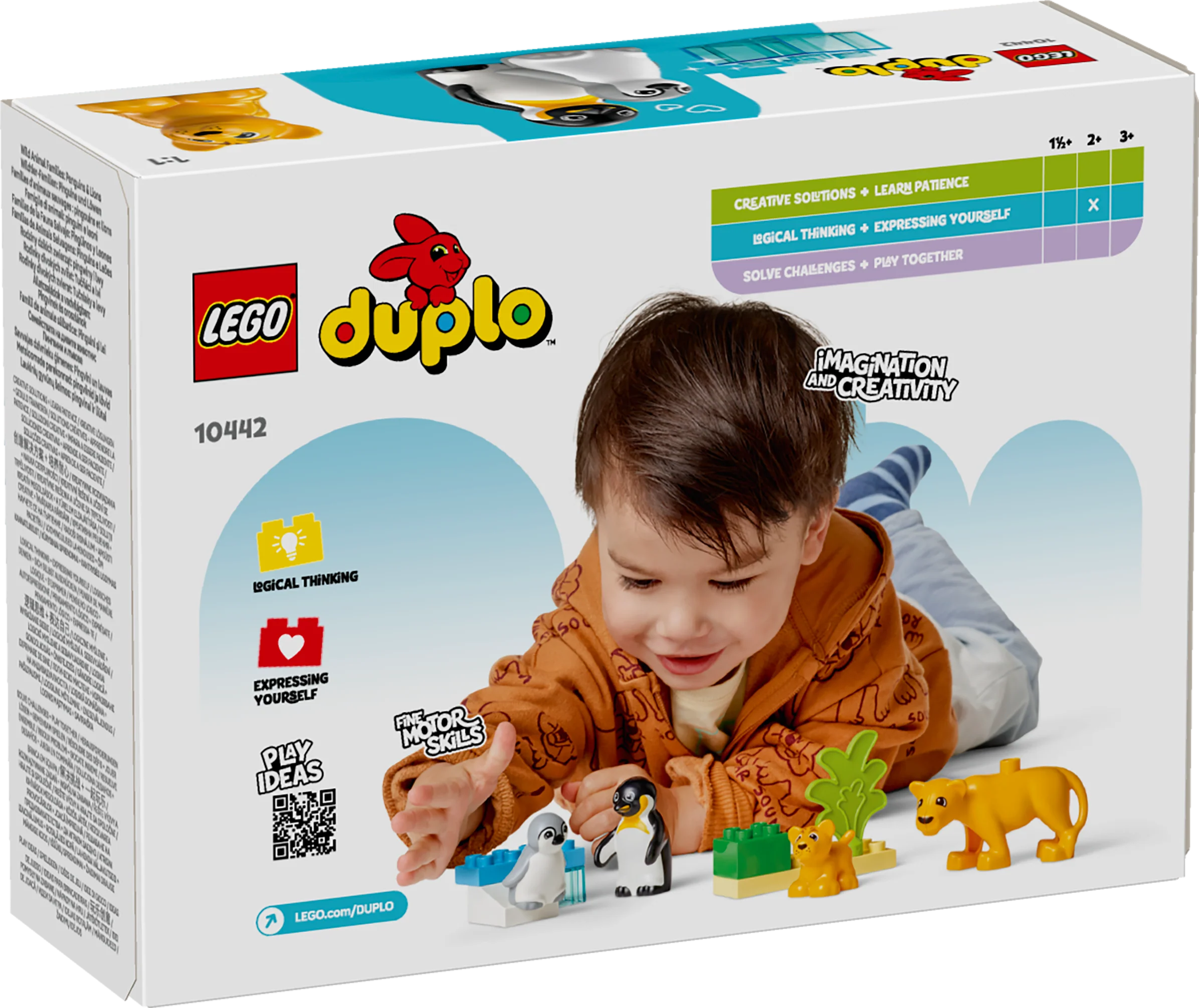 LEGO 10442 DUPLO Wild Animal Families: Penguins & Lions