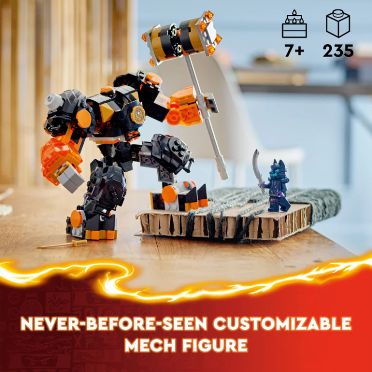 LEGO 71806 NINJAGO Cole's Elemental Earth Mech