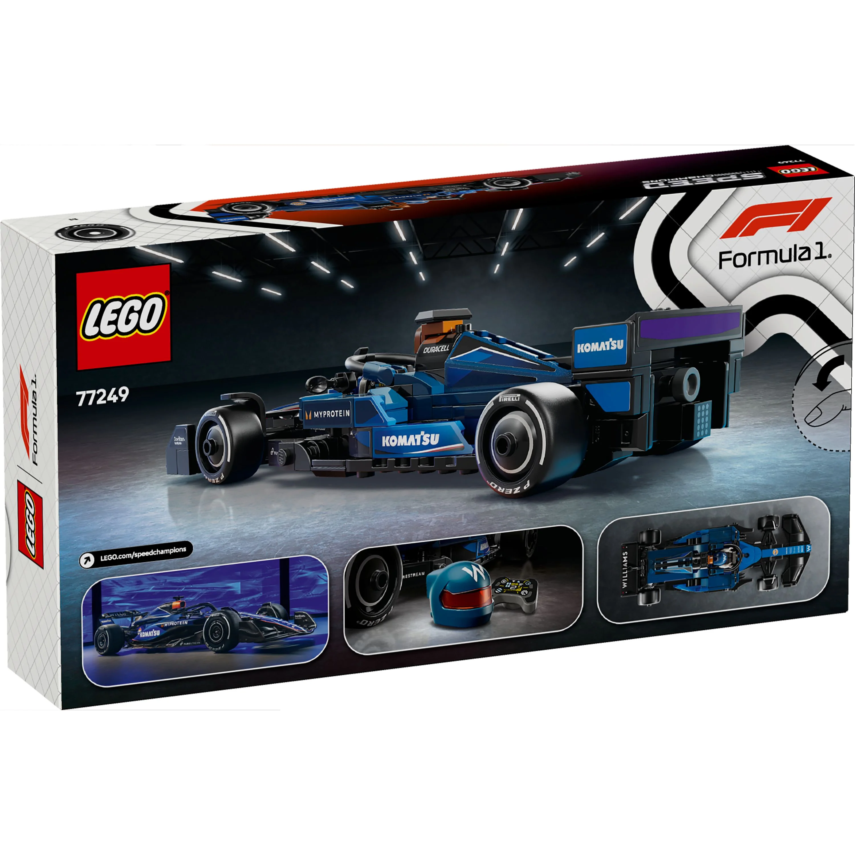 LEGO 77249 Speed Champions Williams Racing FW46 F1 Race Car