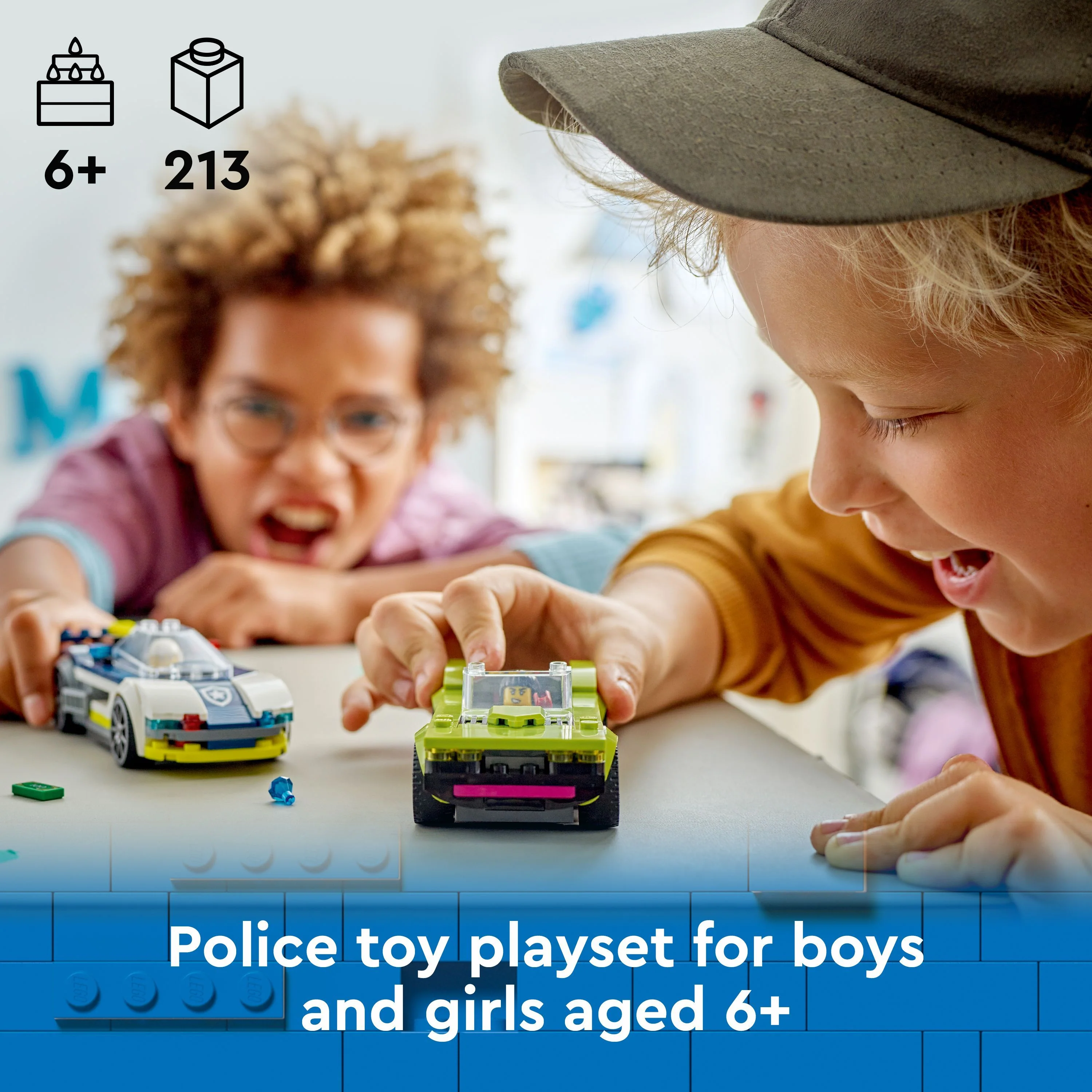 LEGO 60415 City Police Car And Muscle Car Chase