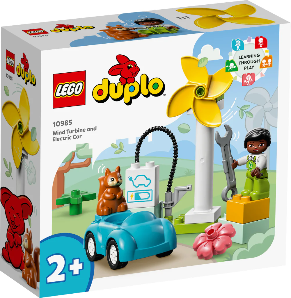 LEGO 10985 DUPLO Wind Turbine And Electric Car