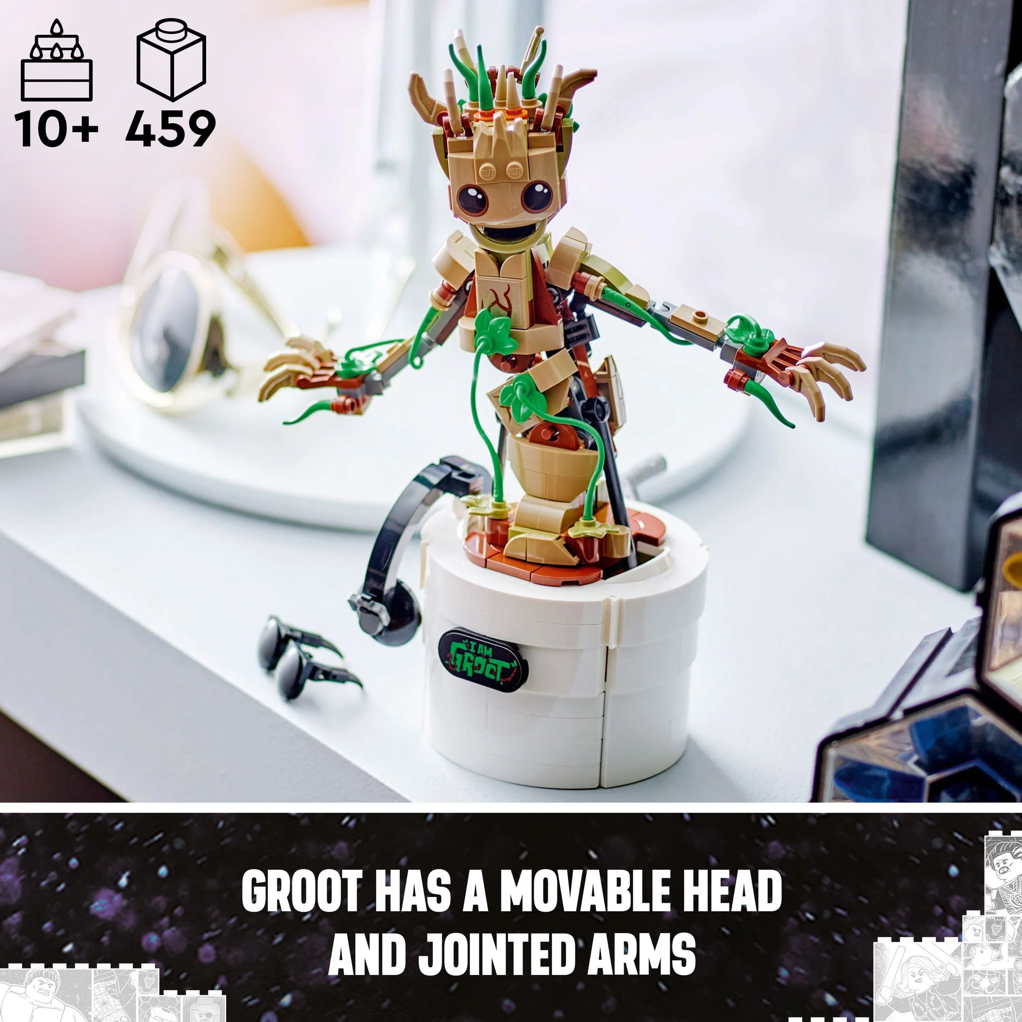 LEGO 76297 Marvel Super Heroes Dancing Groot