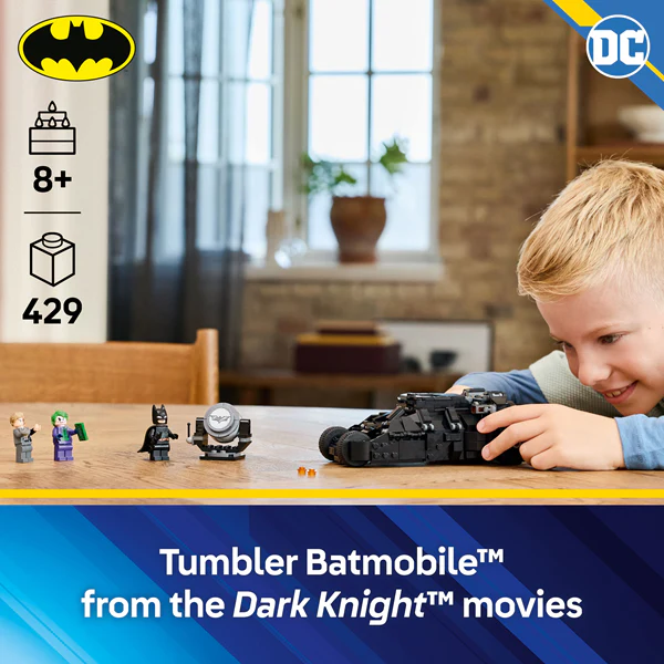 LEGO 76303 Super Heroes DC Comics Batman Tumbler Vs. Two-Face & The Joker