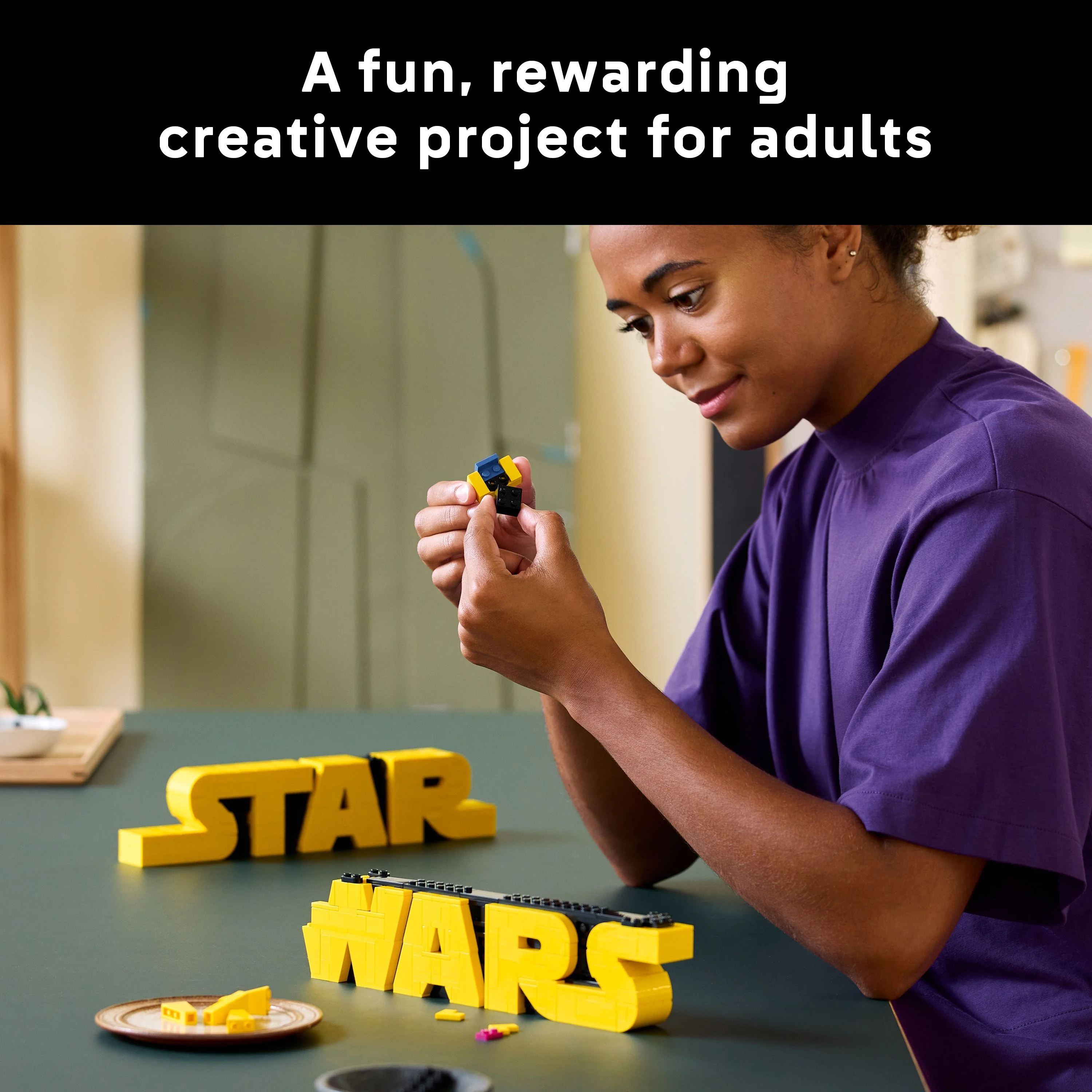 LEGO 75407 Star Wars Brick-Built Star Wars Logo Sign