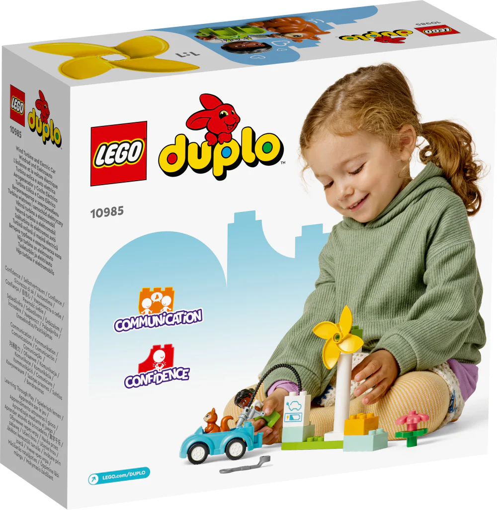 LEGO 10985 DUPLO Wind Turbine And Electric Car