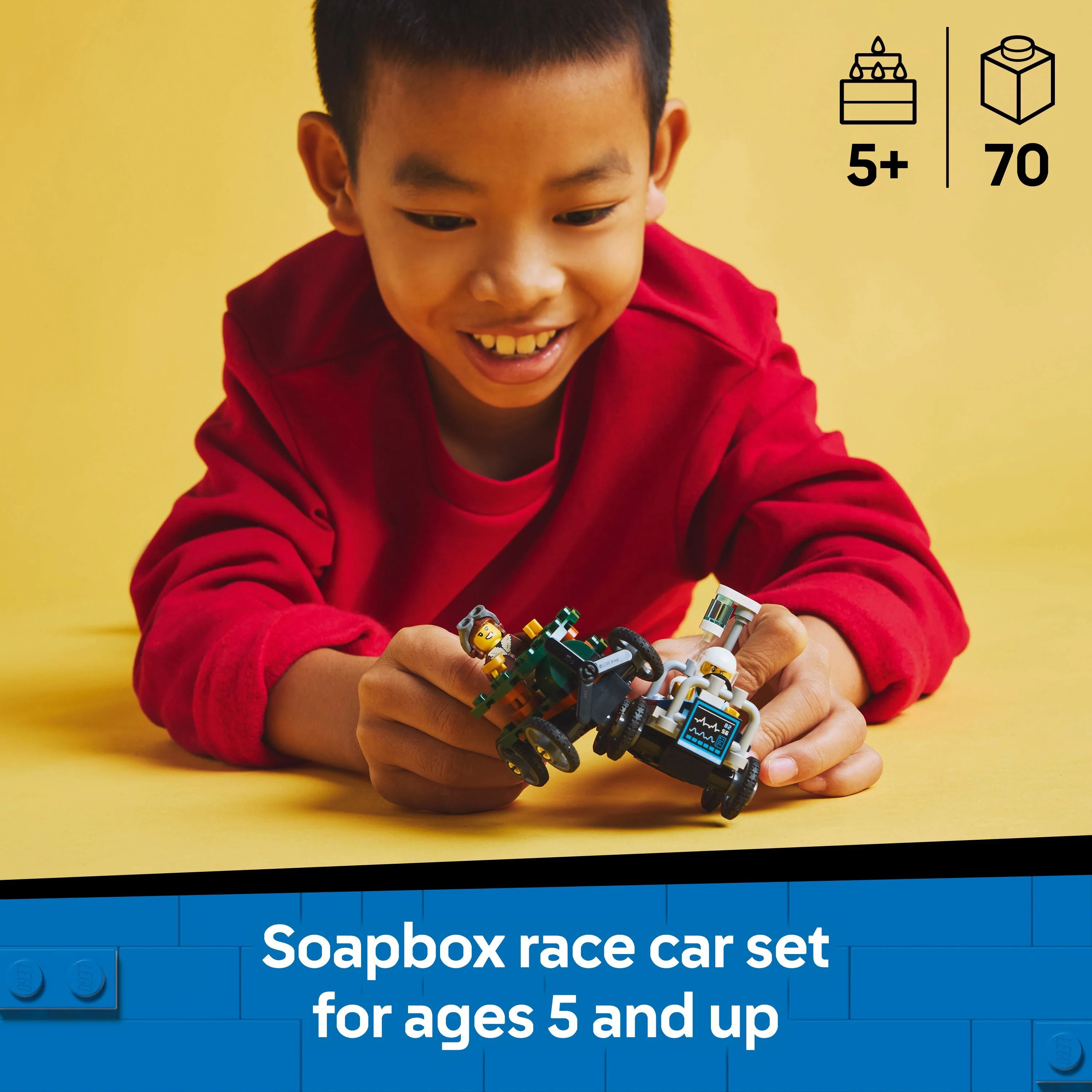 LEGO 60459 City Airplane vs. Hospital Bed Race Car Pack