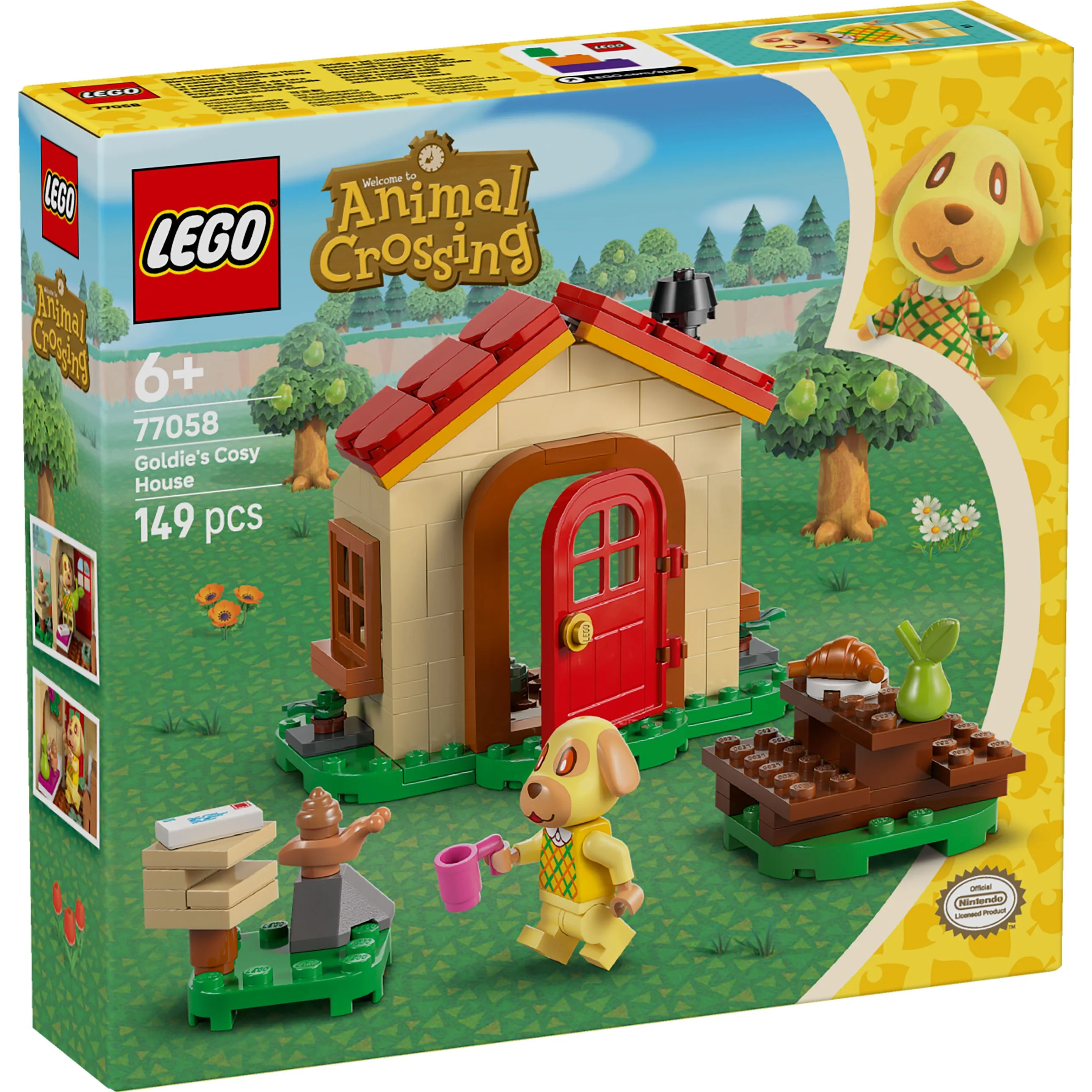 LEGO 77058 Animal Crossing Goldie's Cosy House