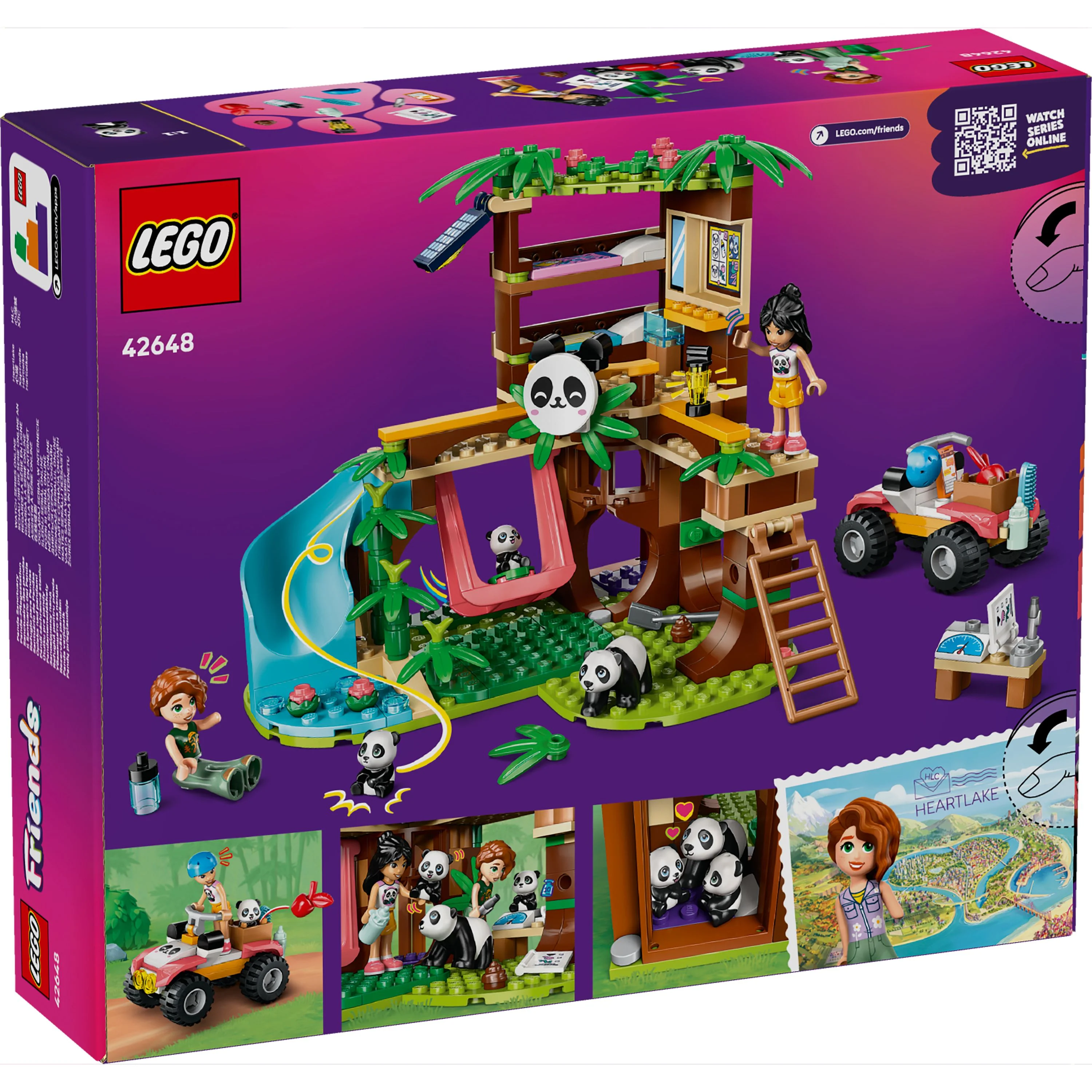 LEGO 42648 Friends Panda Sanctuary Animal Care