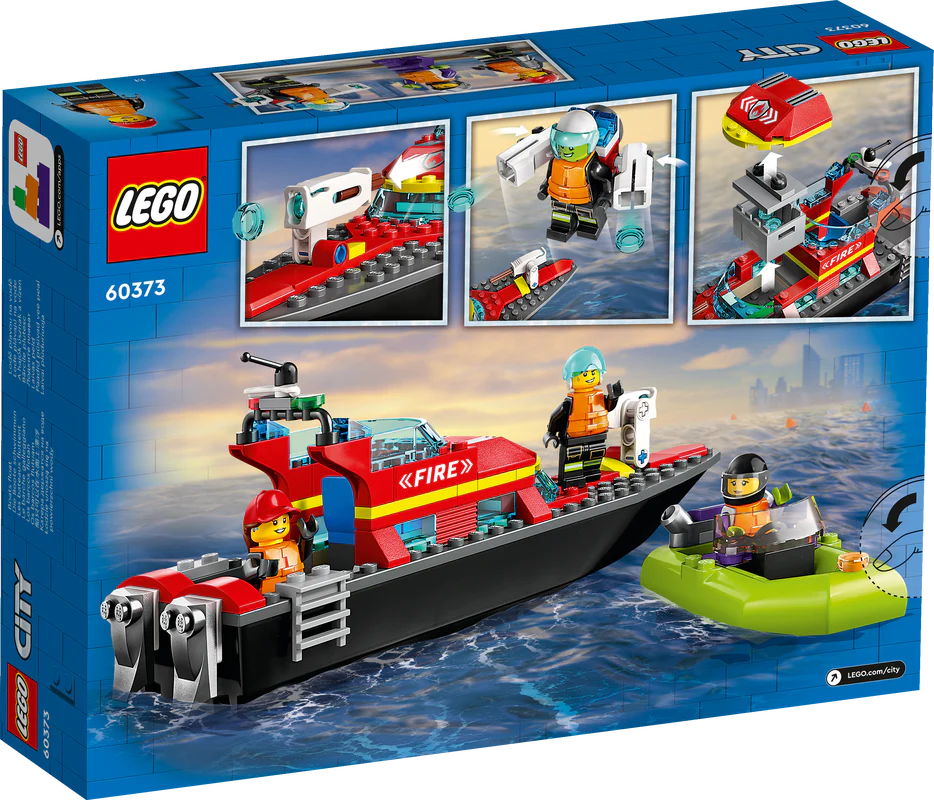 LEGO 60373 City Fire Rescue Boat