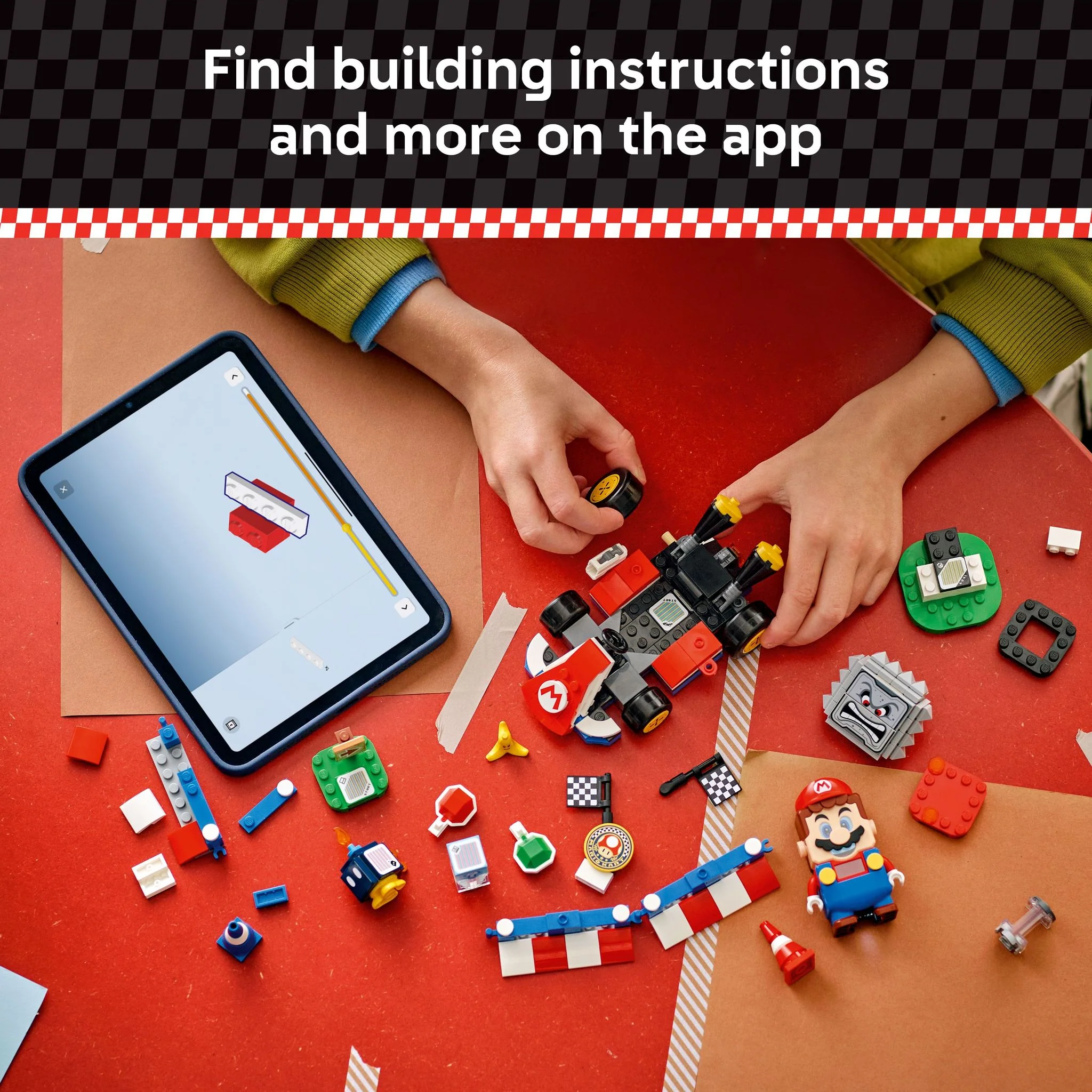 LEGO 72043 Super Mario: Mario Kart – Interactive LEGO Mario & Standard Kart