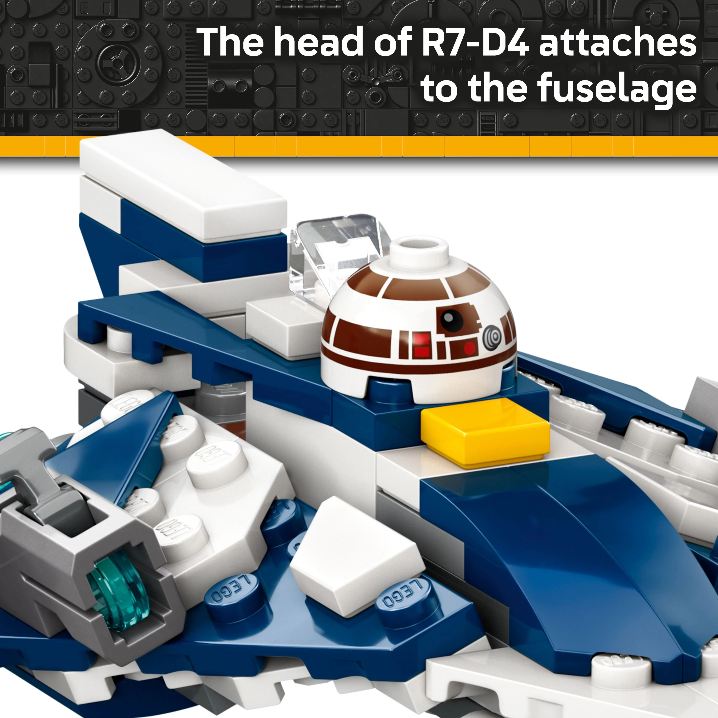 LEGO 75400 Star Wars Plo Koon's Jedi Starfighter Microfighter