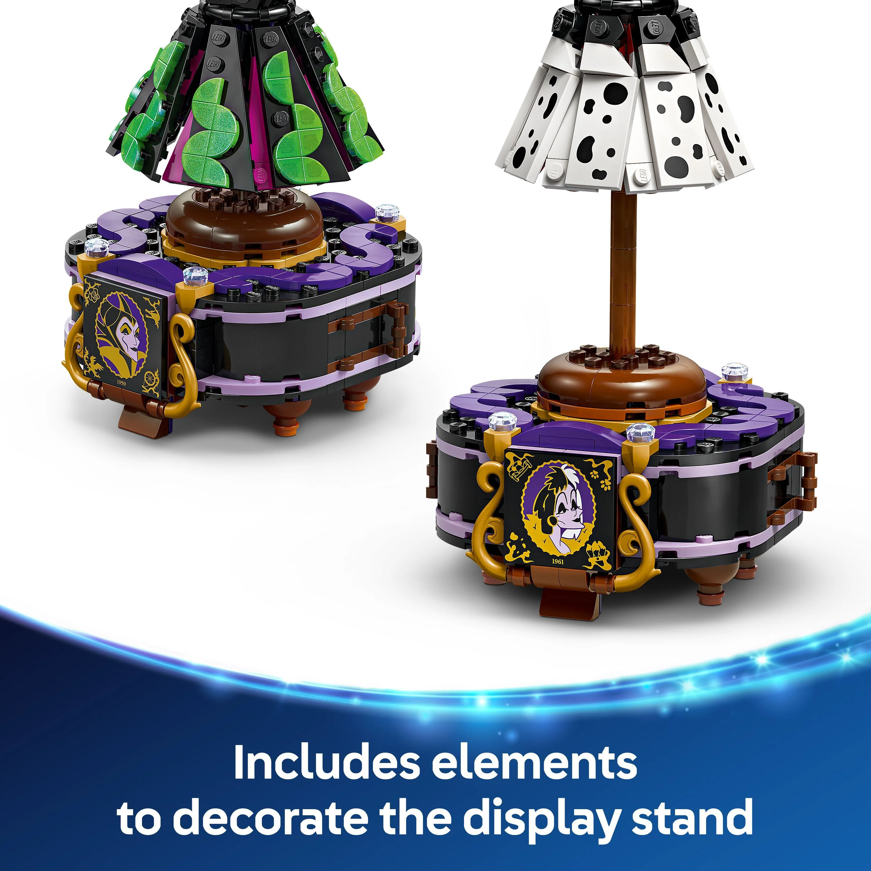 LEGO 43262 Disney Villains Maleficent's and Cruella De Vil's Dresses