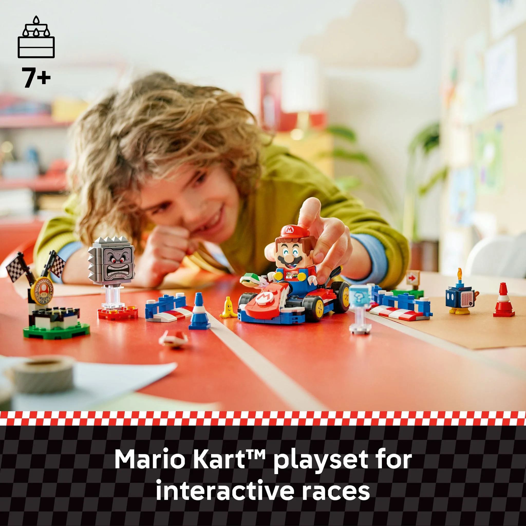 LEGO 72043 Super Mario: Mario Kart – Interactive LEGO Mario & Standard Kart