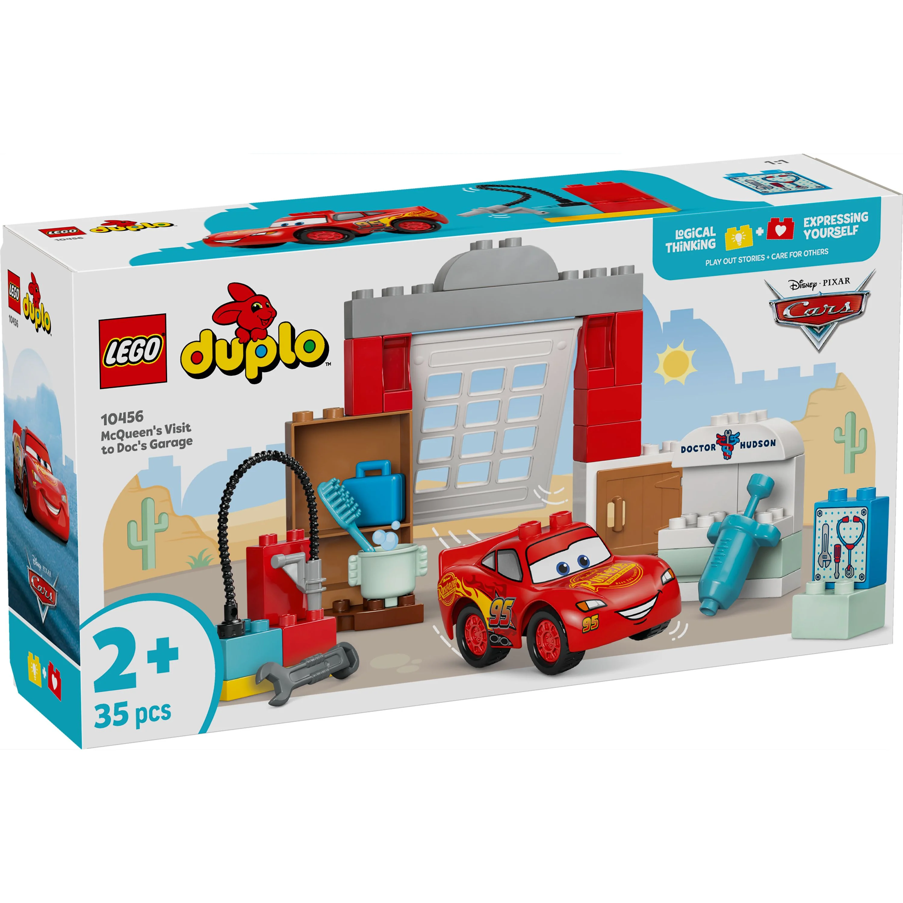 LEGO 10456 DUPLO Disney and Pixar Cars McQueen's Visit to Doc's Garage