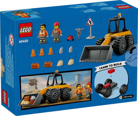 LEGO 60450 City Yellow Construction Wheel Loader