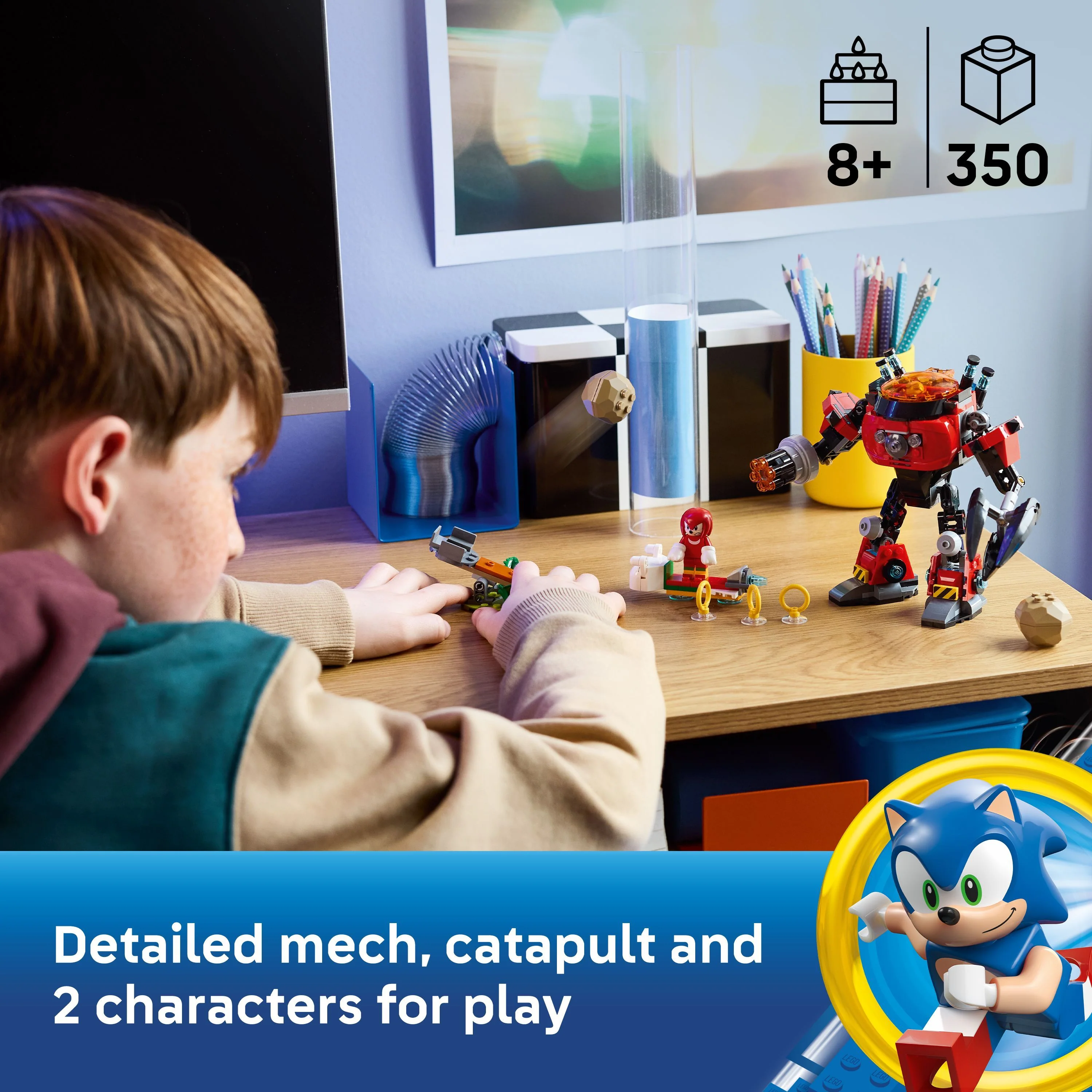 LEGO 77005 Sonic The Hedgehog Knuckles vs. Dr. Eggman Egg Crusher Mech