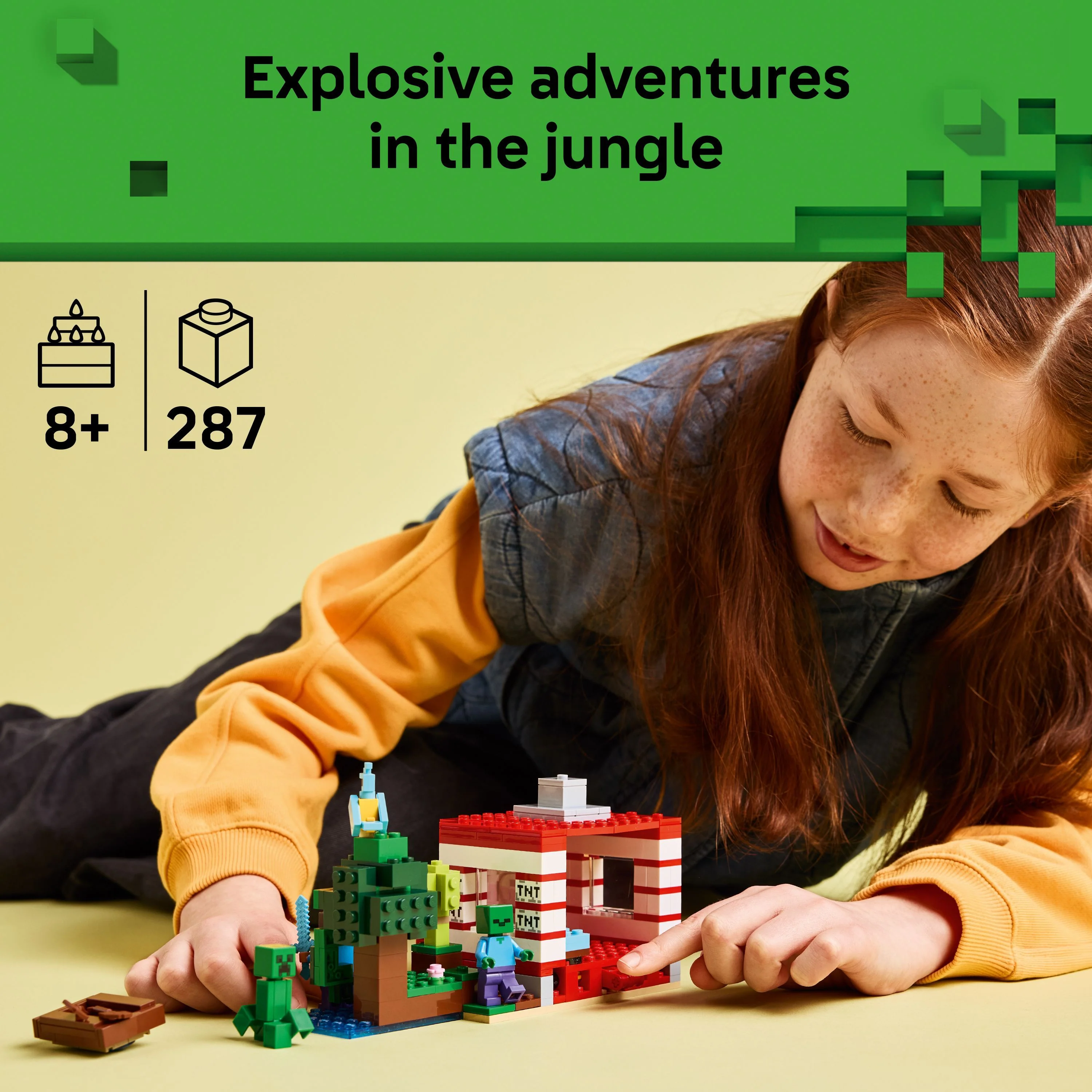 LEGO 21275 Minecraft The TNT Jungle House
