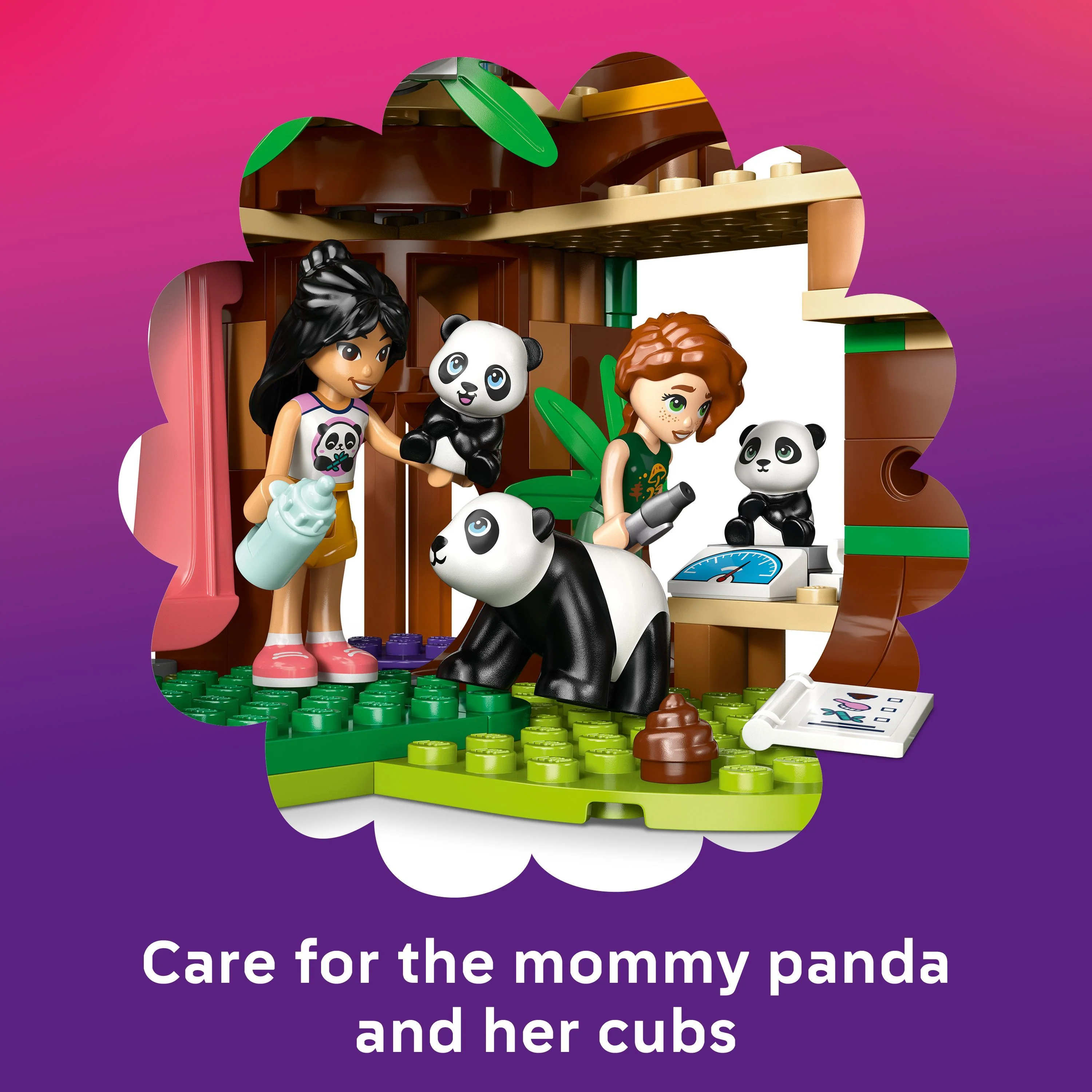 LEGO 42648 Friends Panda Sanctuary Animal Care