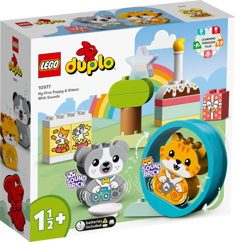 LEGO 10977 DUPLO My First Puppy & Kitten With Sounds