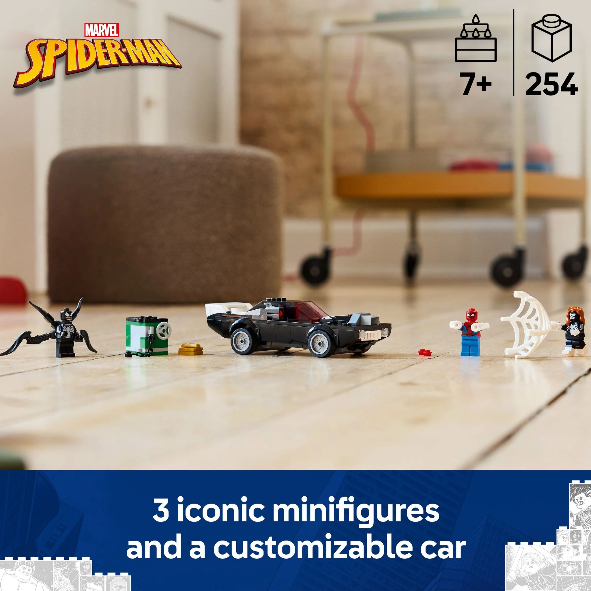 LEGO 76309 Super Heroes Spider-Man vs. Venom Muscle Car