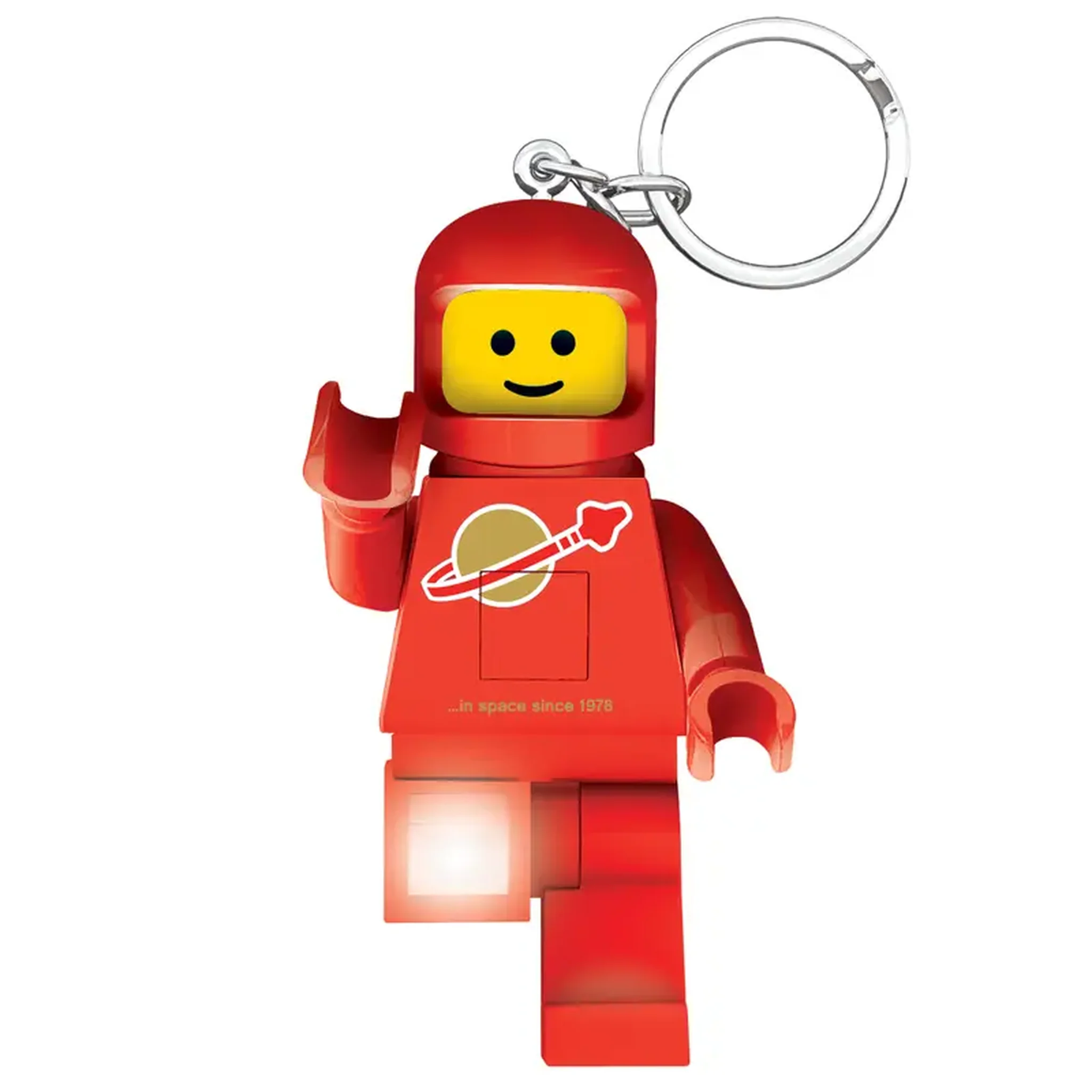 LEGO LED Key Chain Classic Spaceman Red