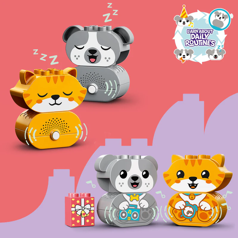 LEGO 10977 DUPLO My First Puppy & Kitten With Sounds