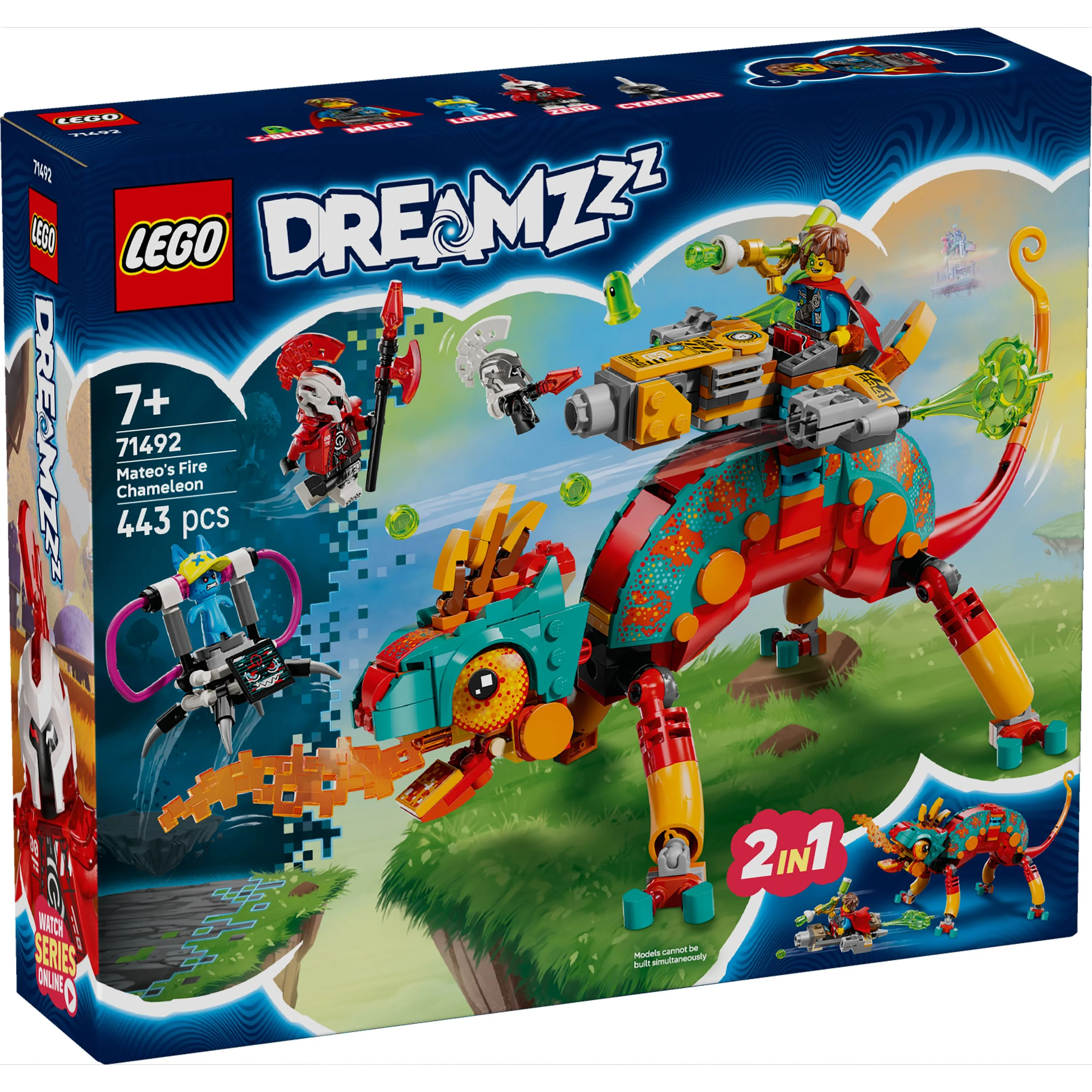 LEGO 71492 DREAMZzz Mateo's Fire Chameleon